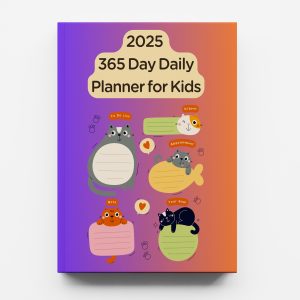 2025 365 Day Daily Planner for Kids