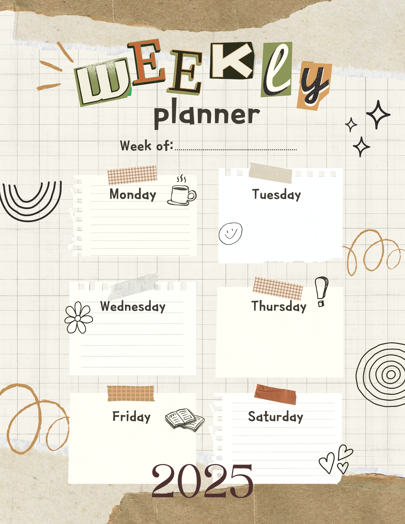 2025 Weekly Planner - Image 2