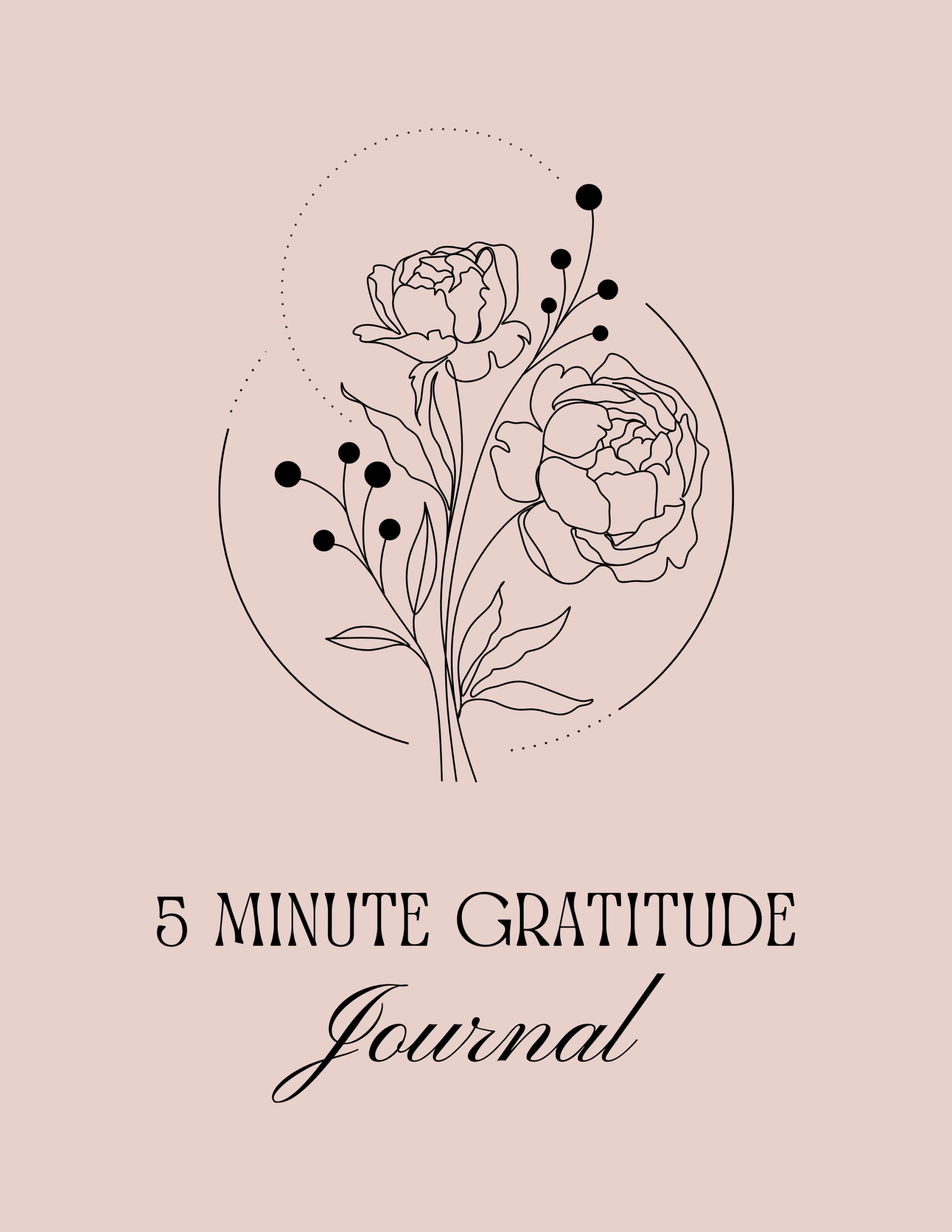 5 Minute Gratitude Journal B - Image 2