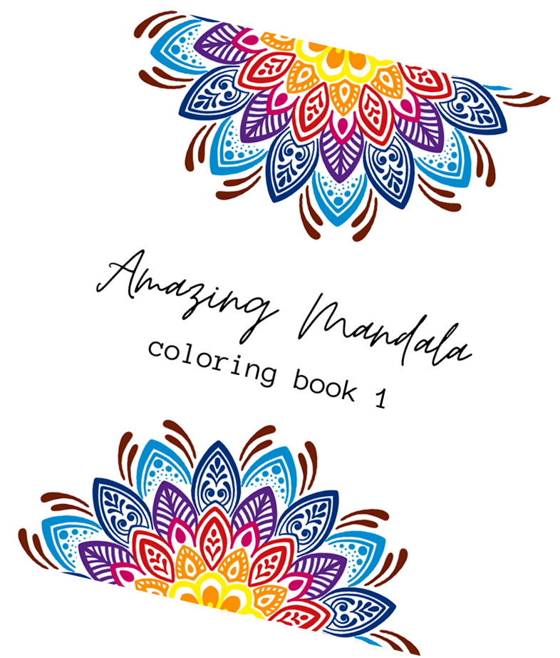 Amazing Mandala Coloring Book 1 - Image 2