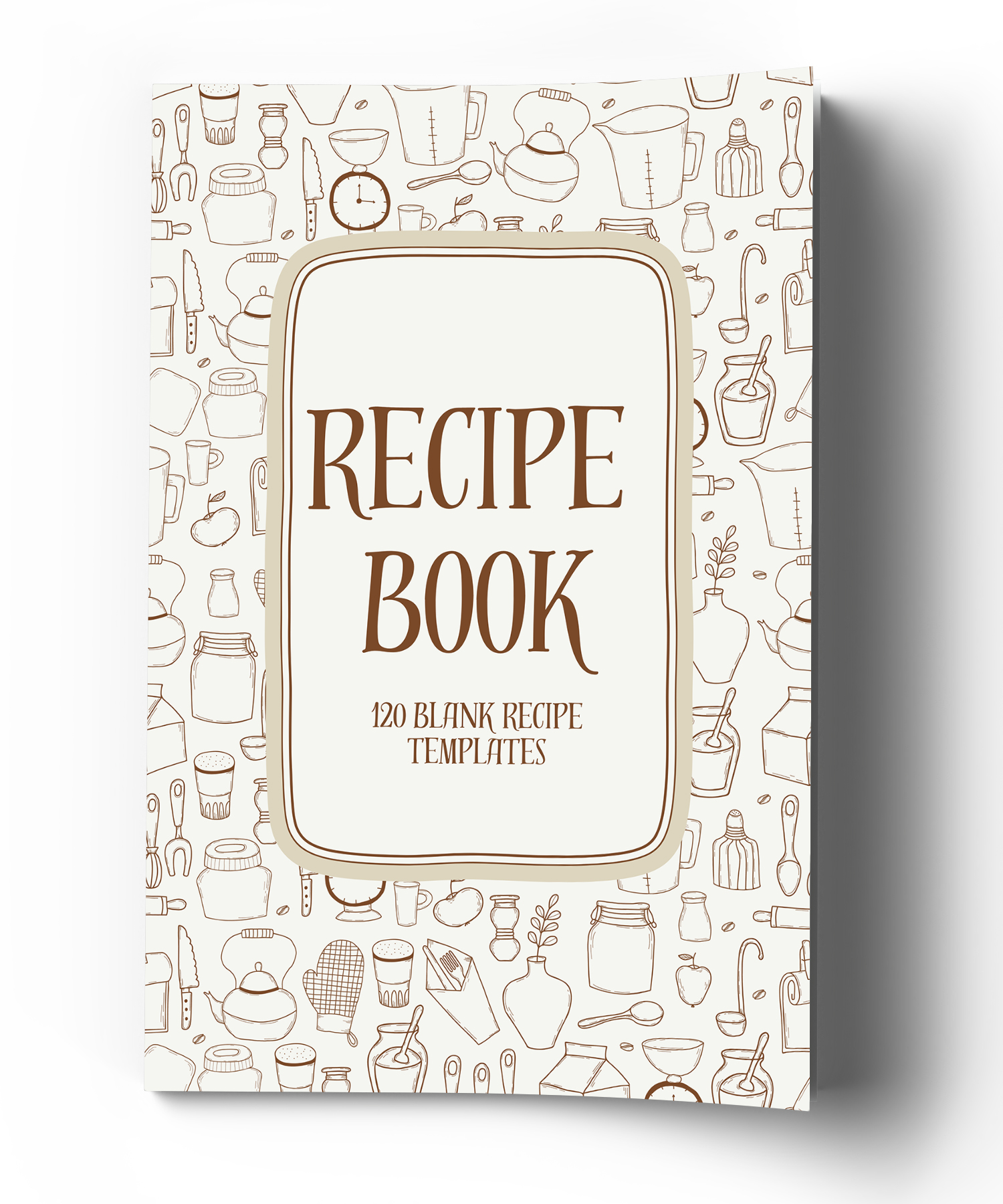 Blank Recipe Templates Book