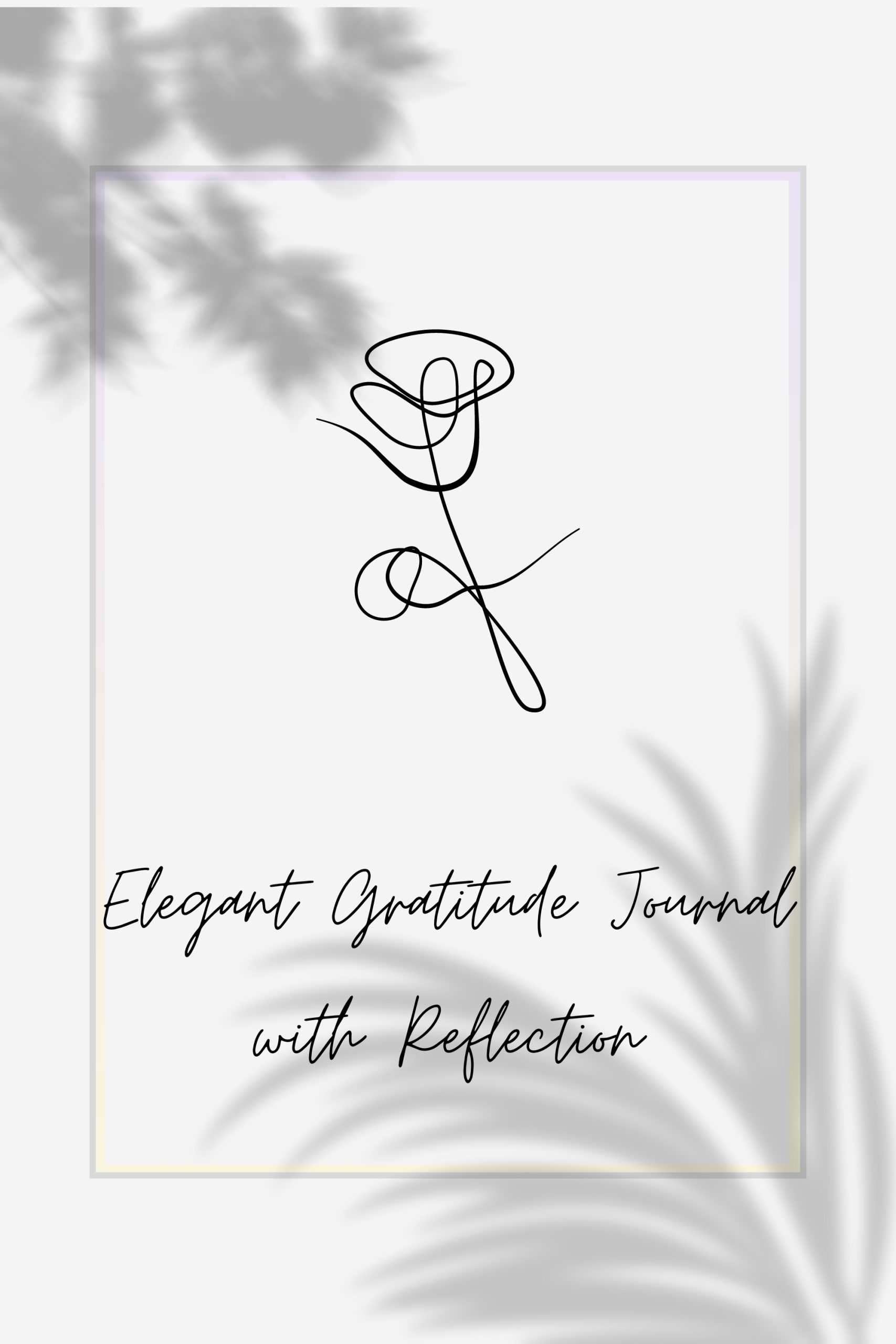 Elegant Gratitude Journal with Reflection - Image 3