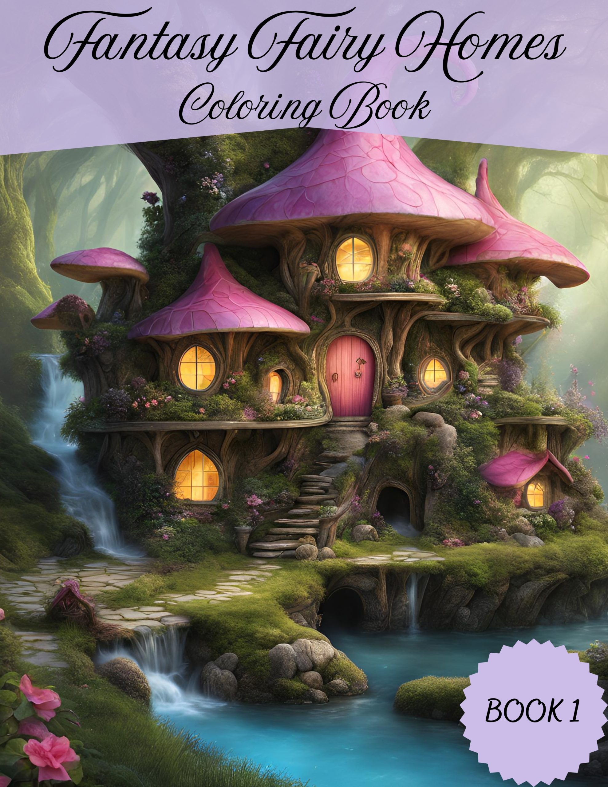 Fantasy Fairy Homes Coloring Book