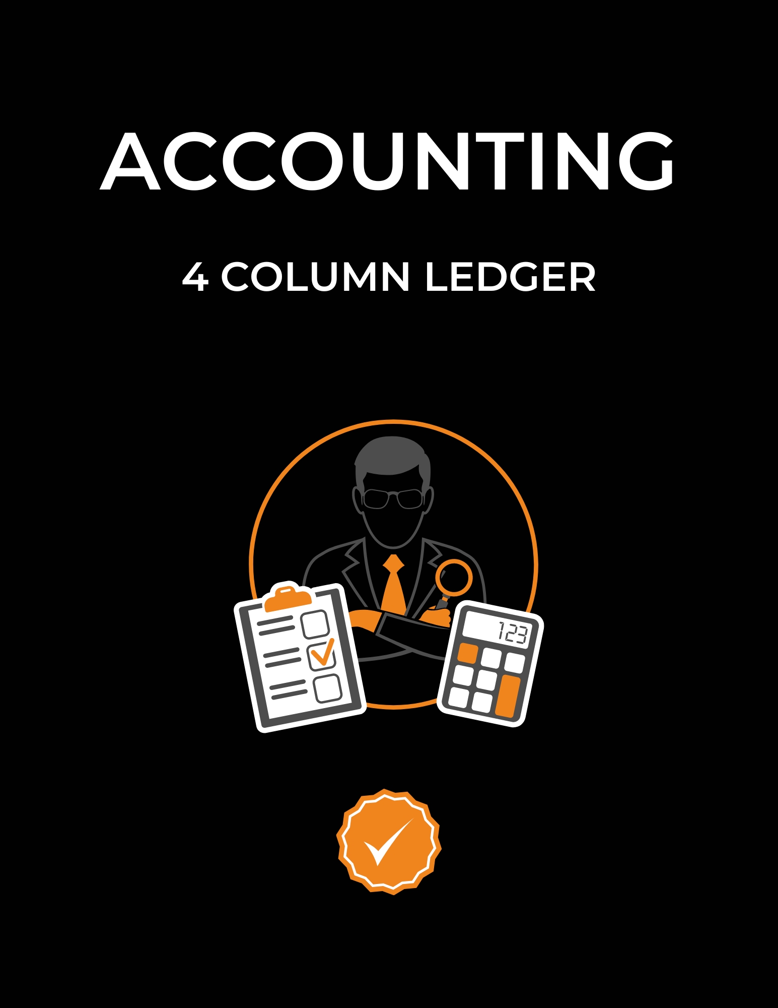 Final 4 Column Accounting Ledger - Image 2