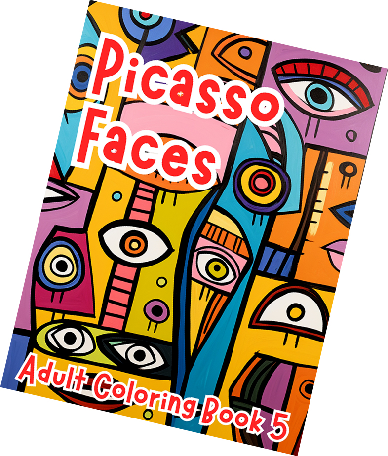 Picasso Faces Coloring for Adults Book 5 - Image 2