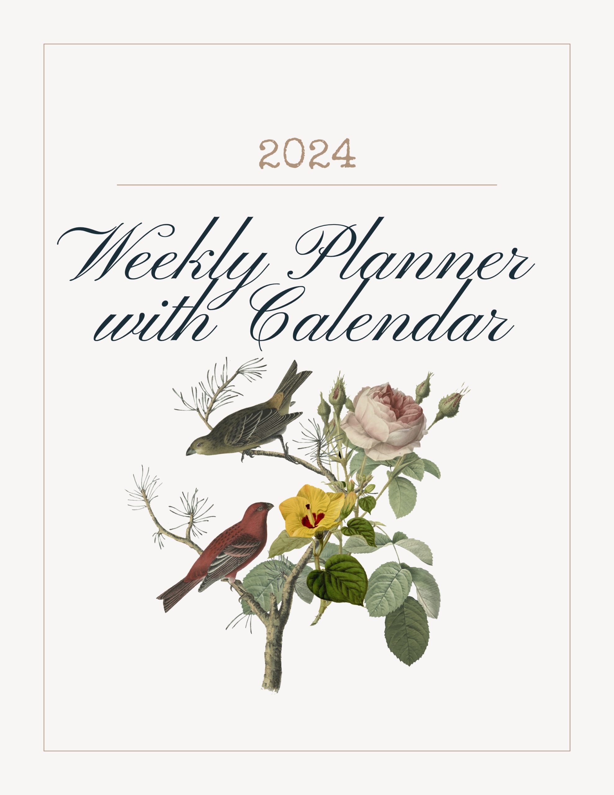 Weekly Planner with Calendar 1 - Image 3