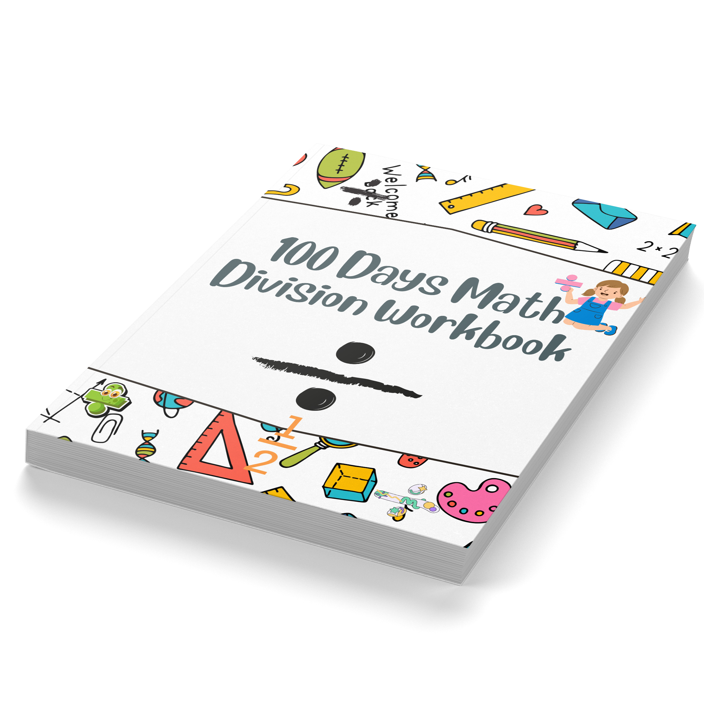 100 Days Math Division Workbook