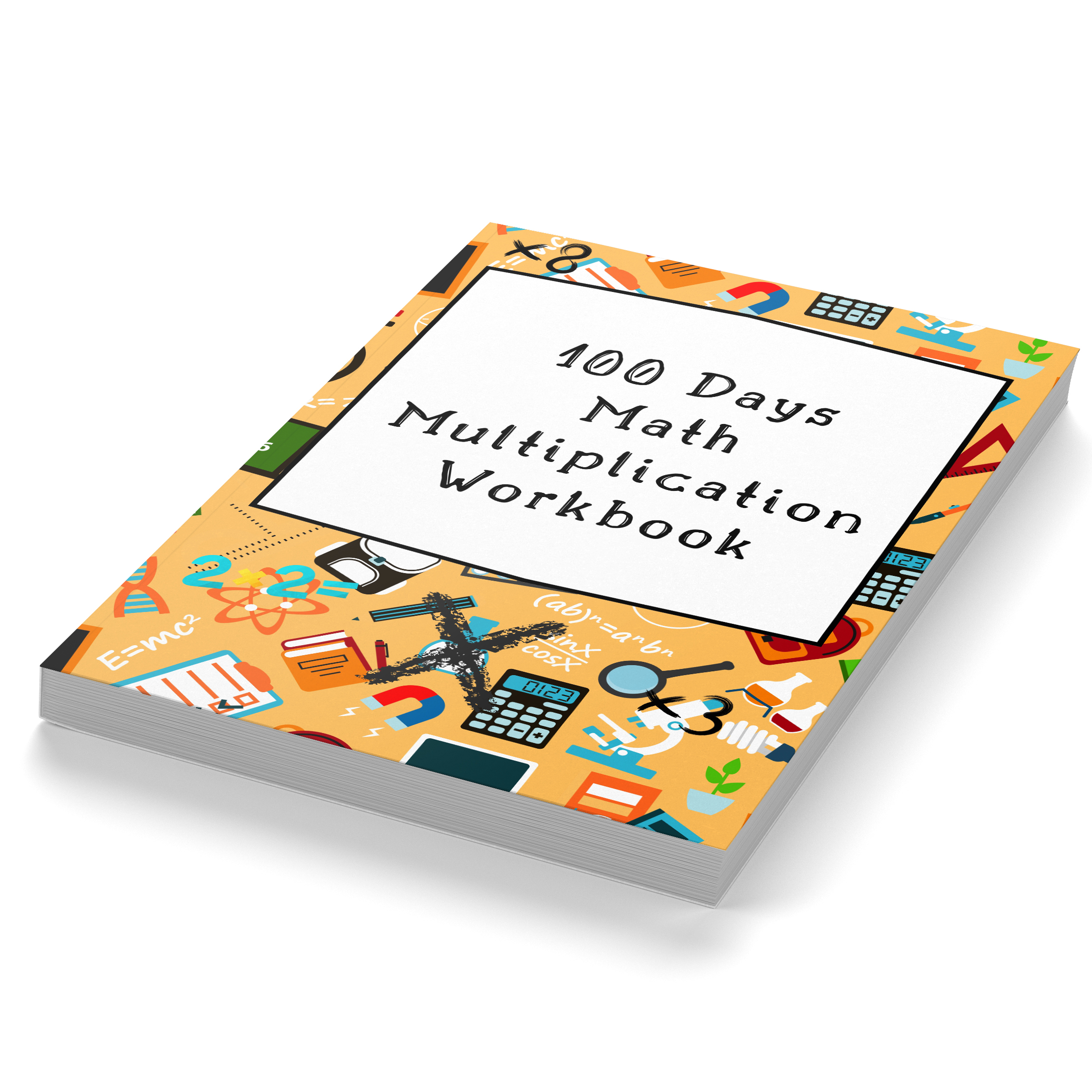 100 Days Math Multiplication Workbook