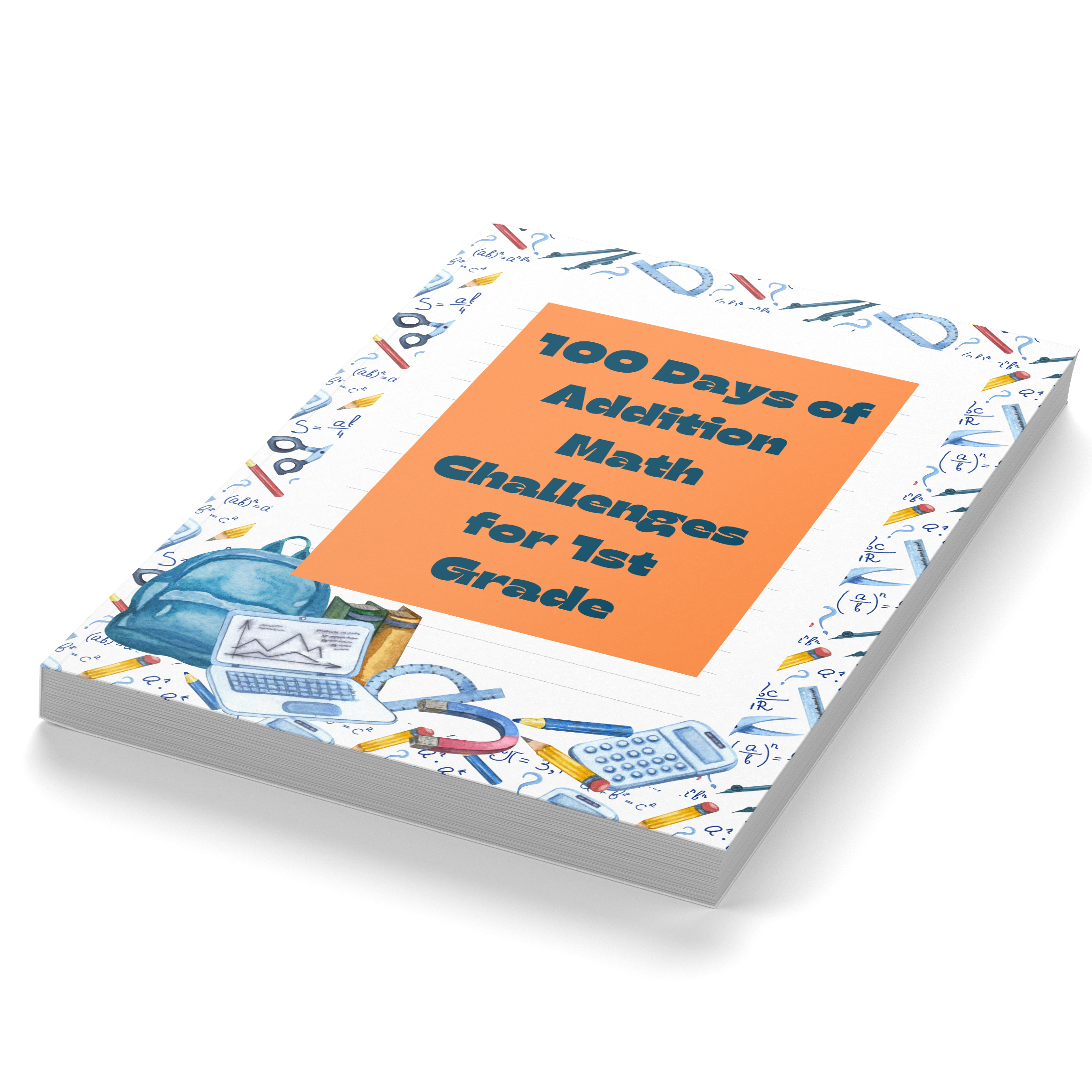100 Days of Addition Math Challenges for 1st Grade