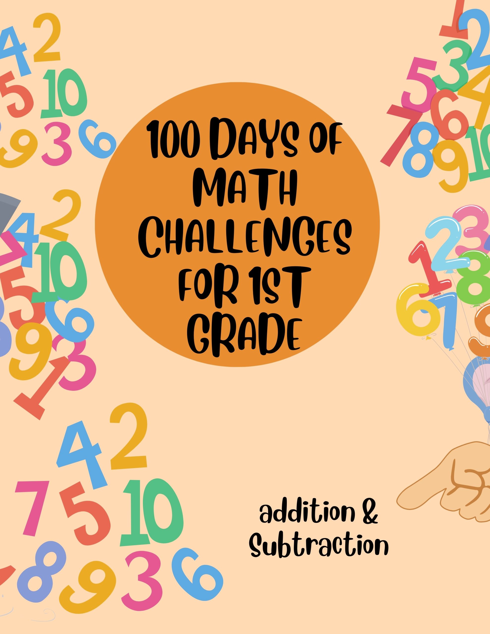 100 Days of Math Challenges for 1st Grade