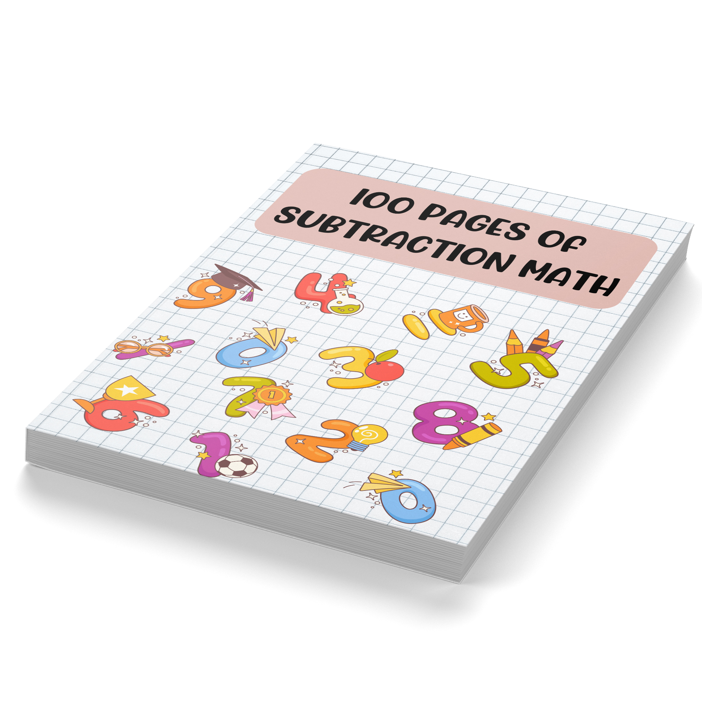 100 Pages of Subtraction Math