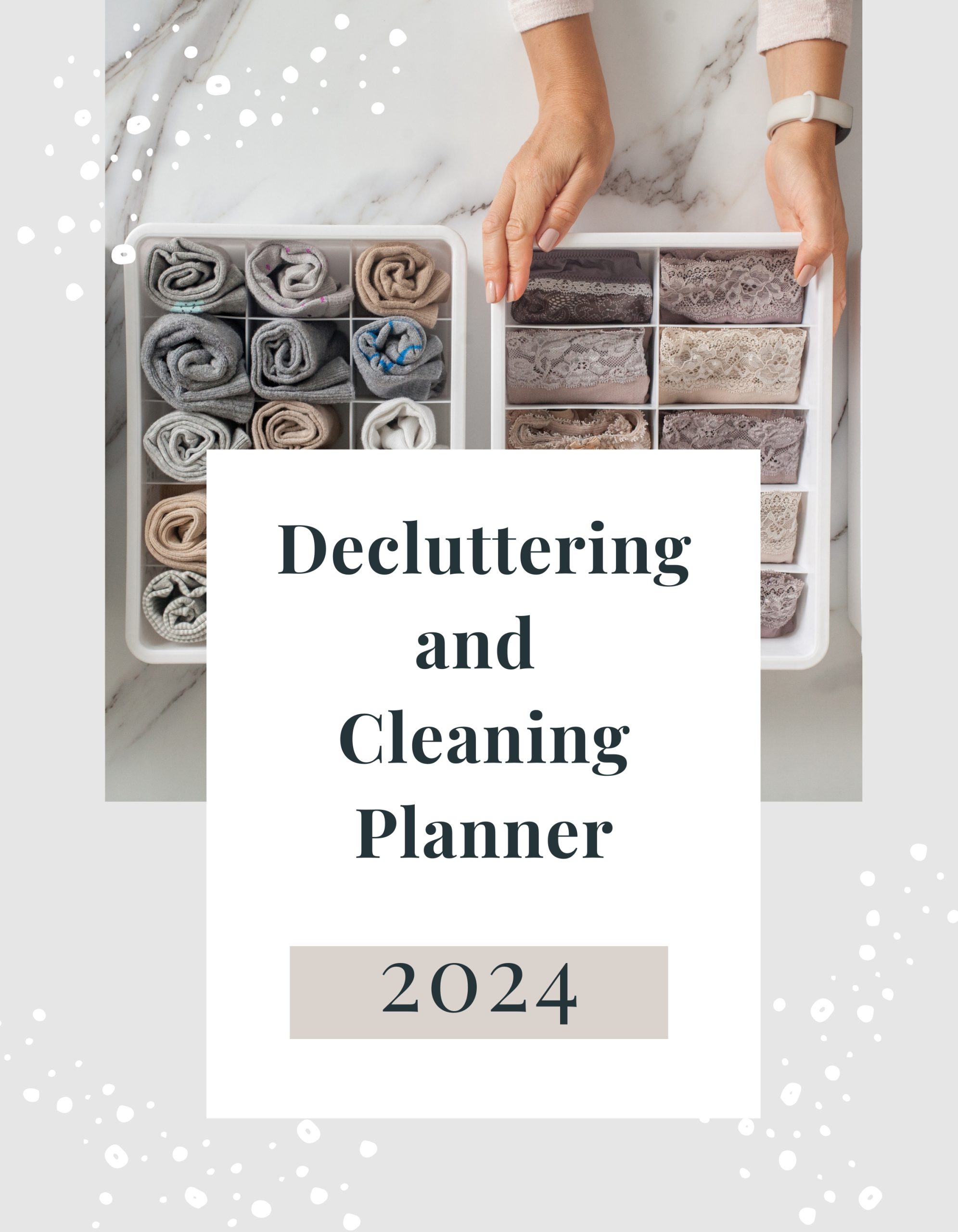 2024 Decluttering and Cleaning Planner