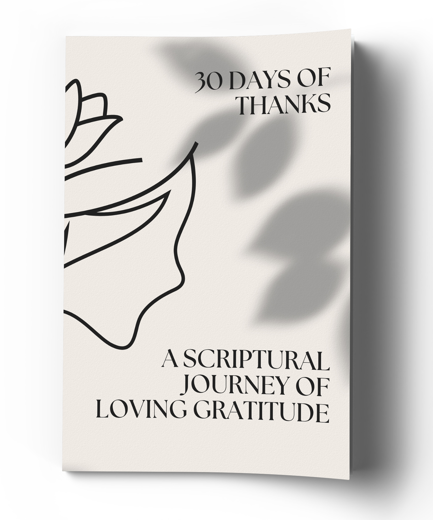 30 Days of thanks A scriptural Journey of loving Gratitude 8.5 x 11