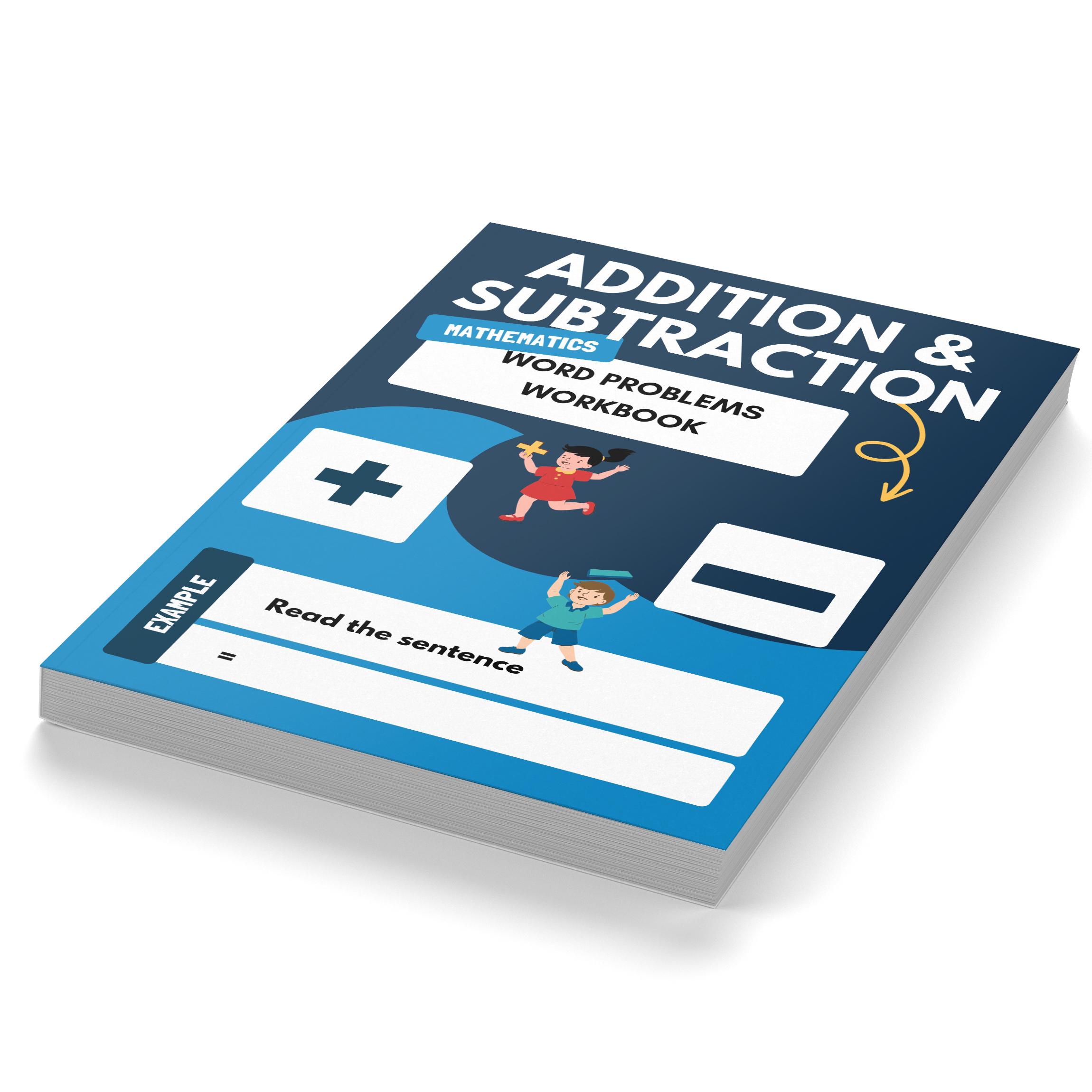 Addition and Subtraction Word Problem Math Book