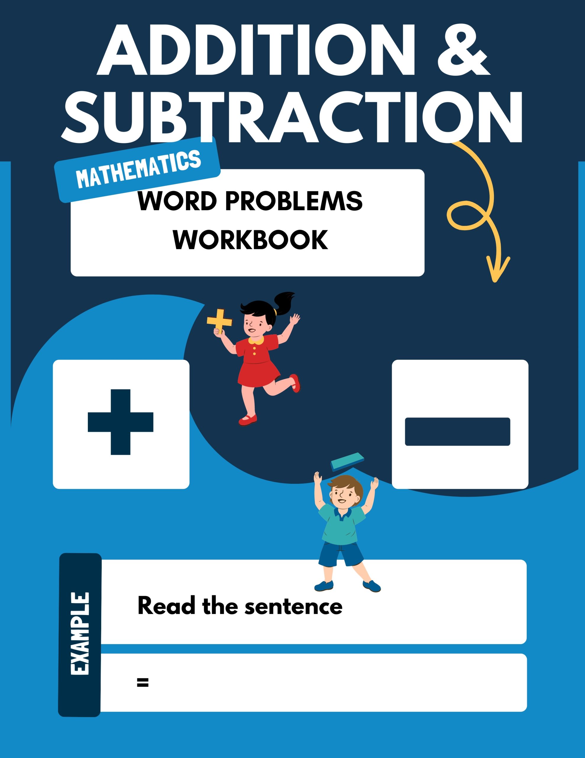 Addition and Subtraction Word Problem Math Book
