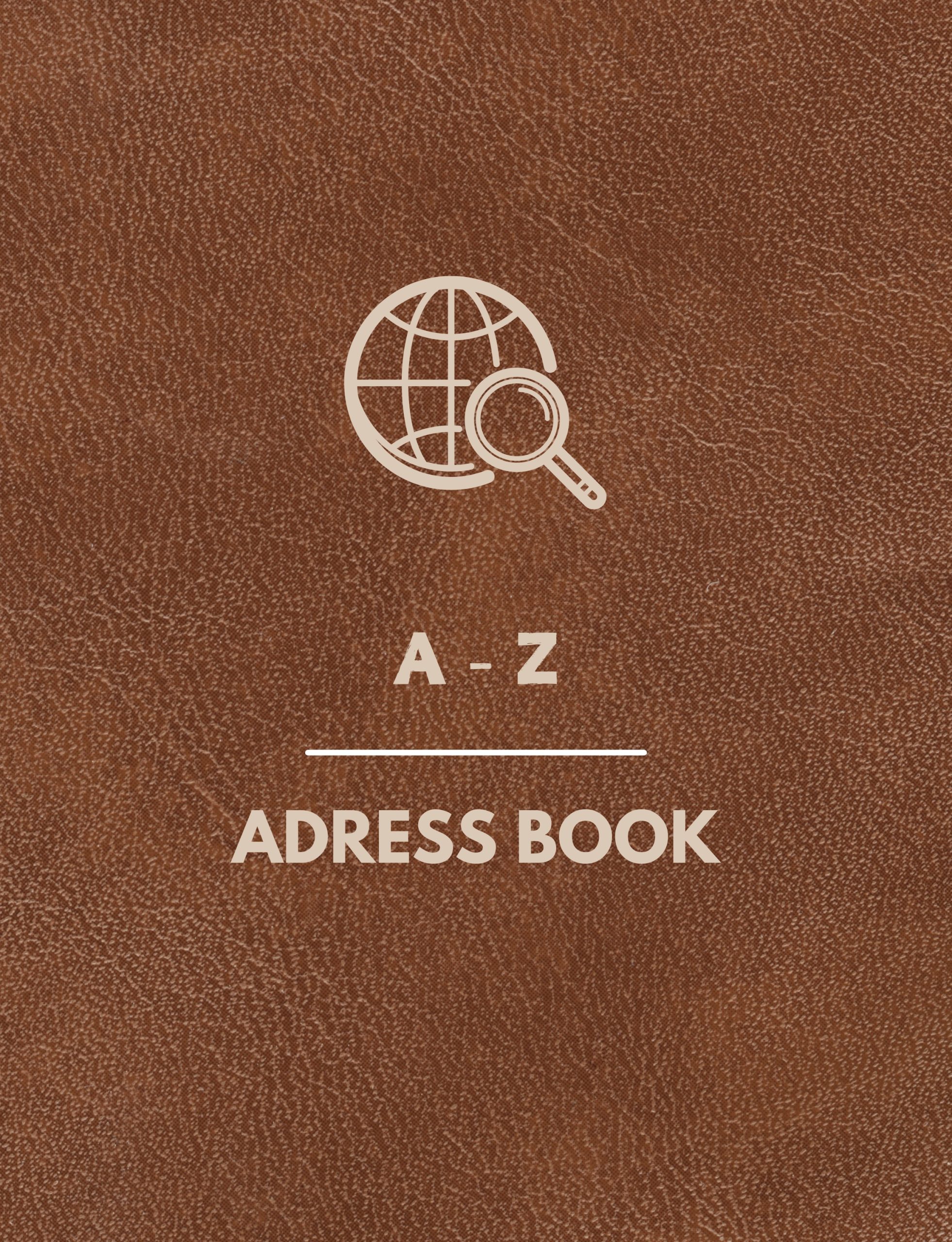 Address Book 8.5×11