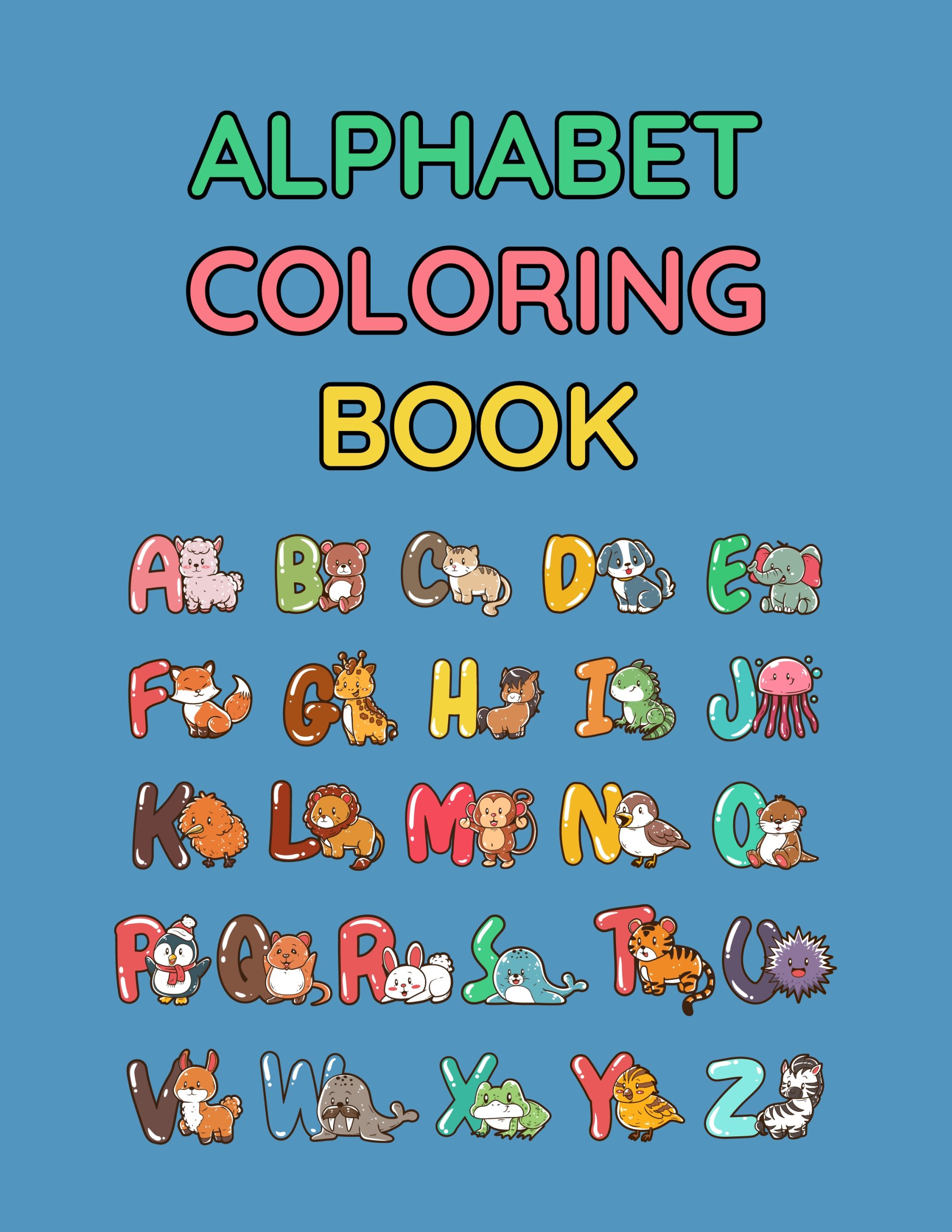 Alphabet Coloring Book E