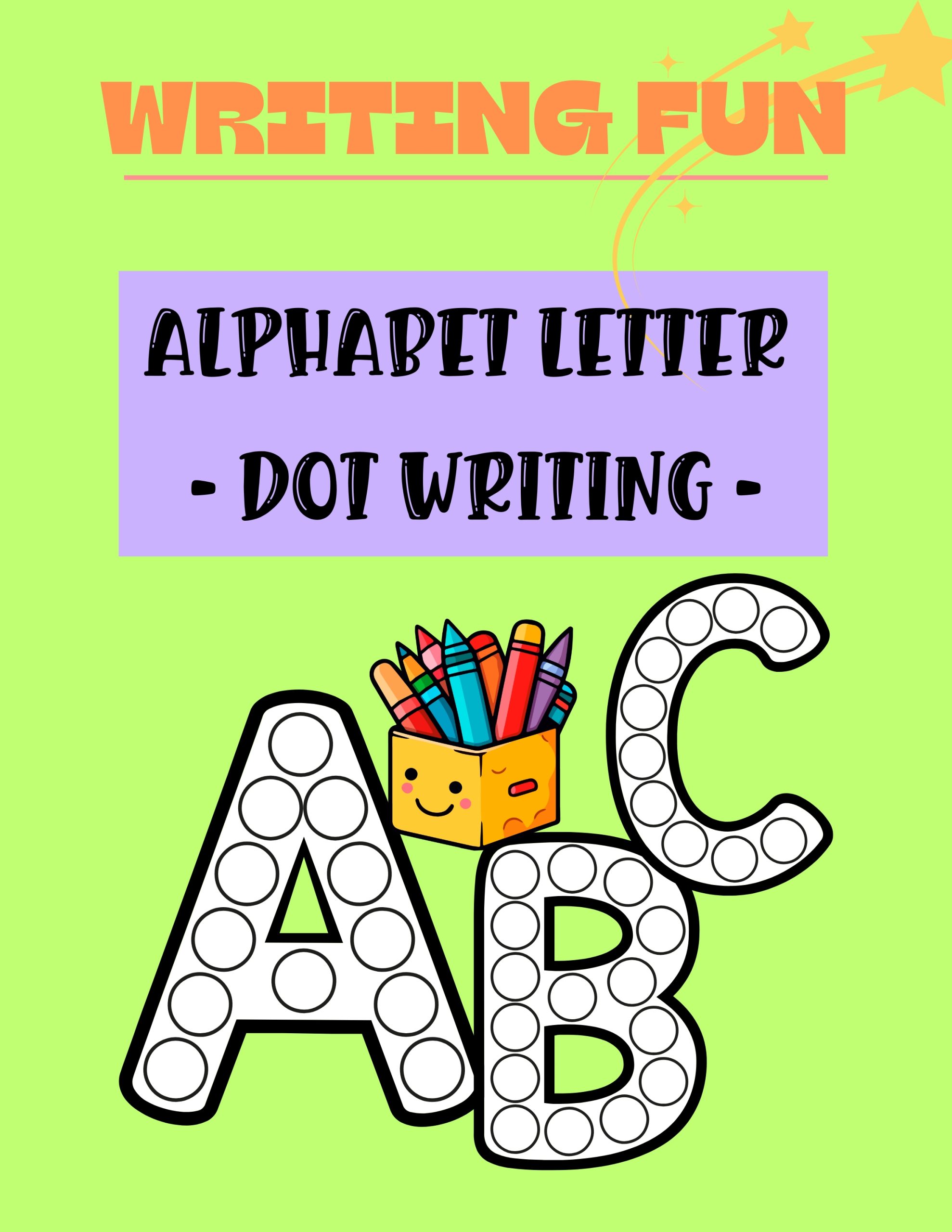 Alphabet Letter Dot Writing