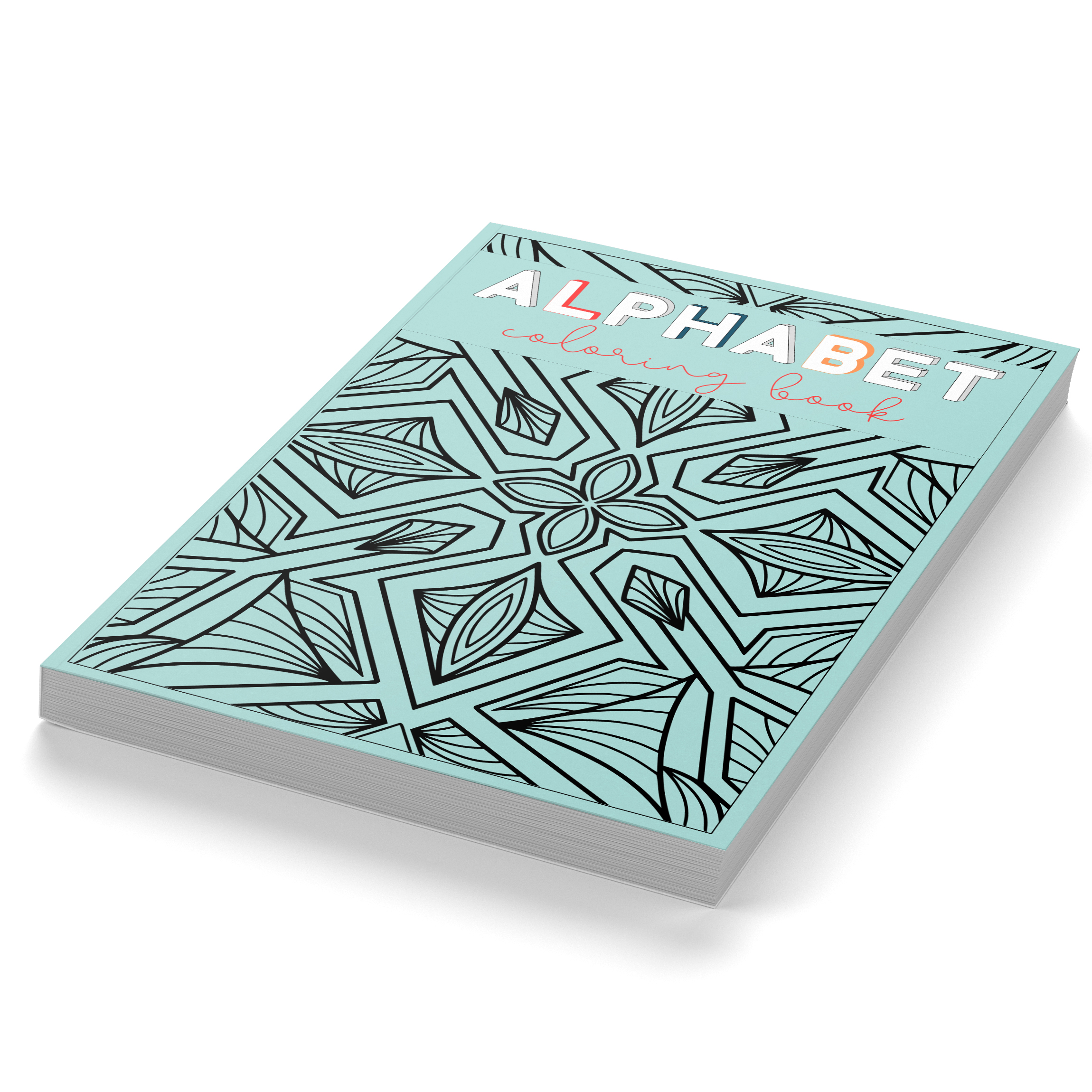 Alphabet Mandala Coloring Book