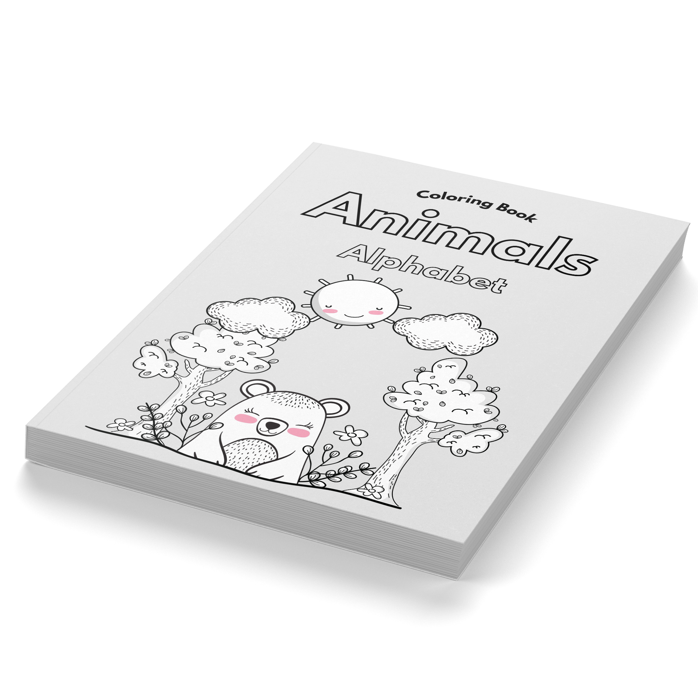 Animal Alphabet Coloring Book K