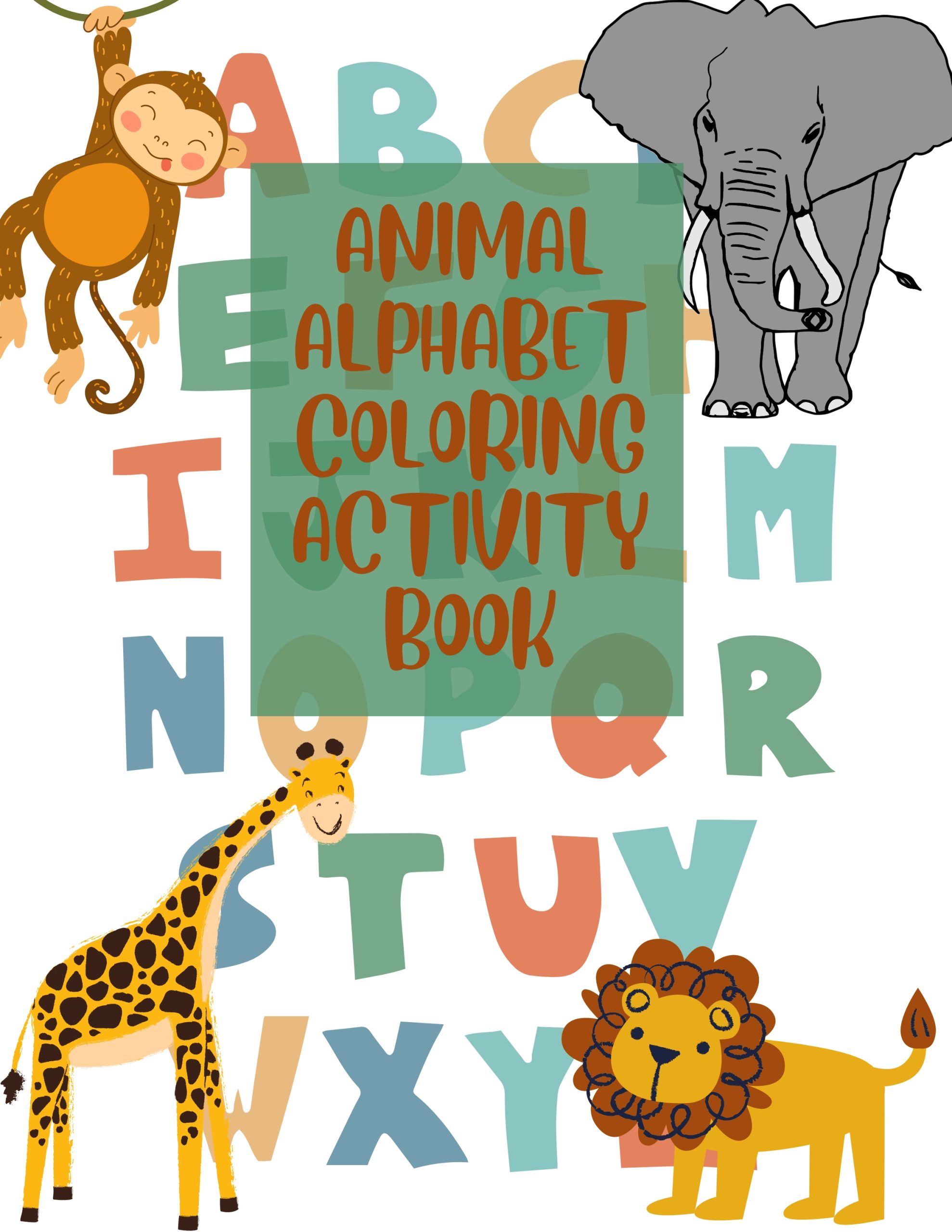 Animal Alphabet Coloring and Activity Book