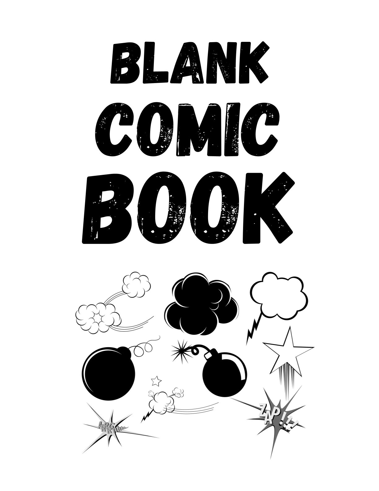 Blank Comic Book