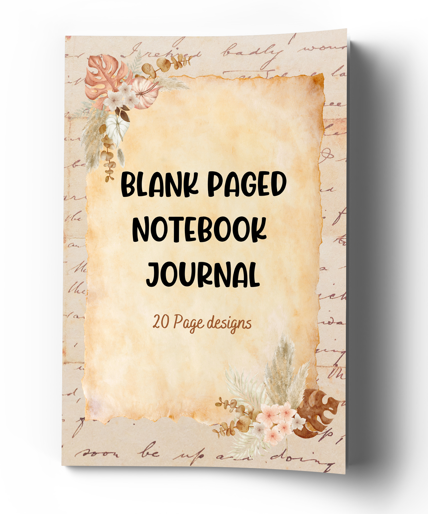 Blank Paged Notebook Journal 6 x 9