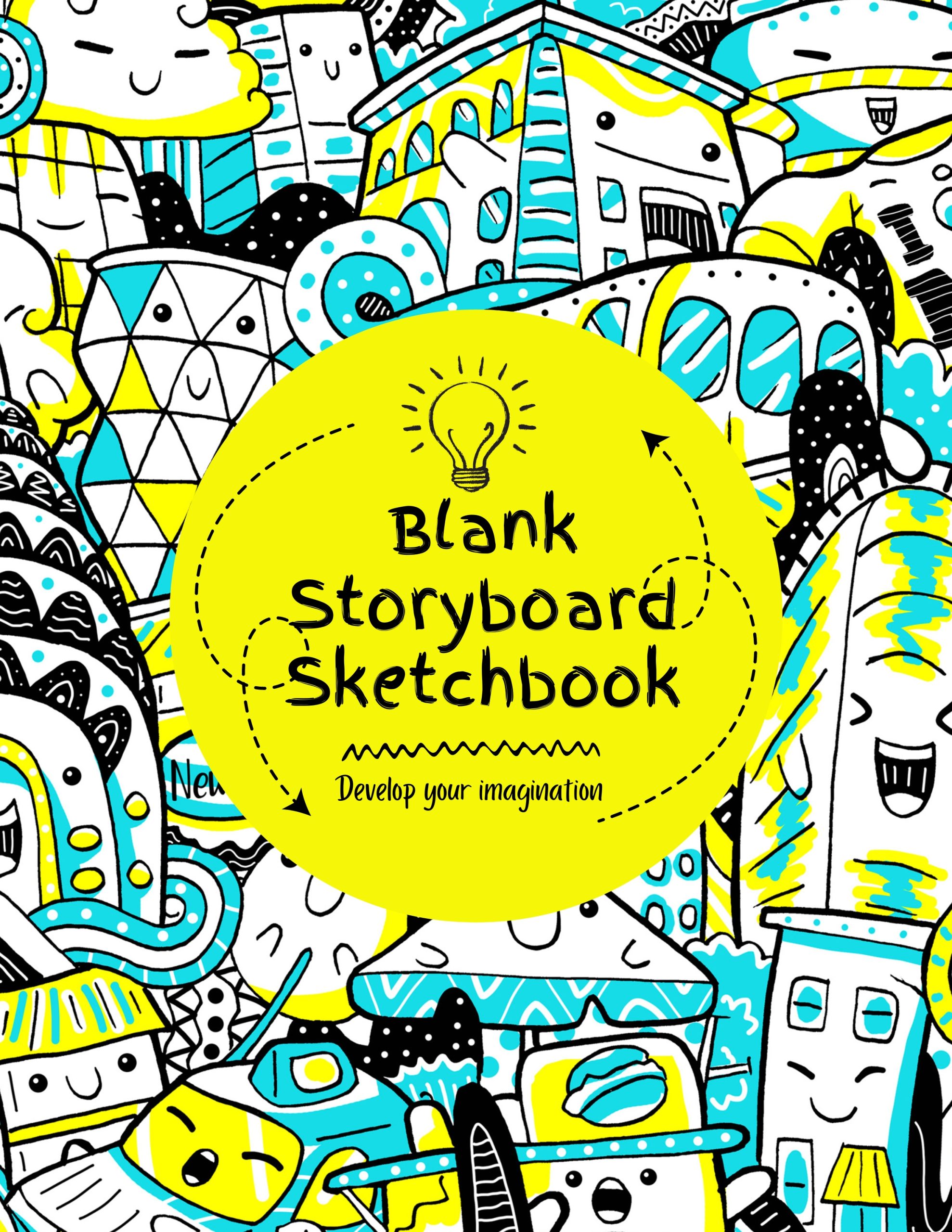 Blank Storyboard Sketchbook