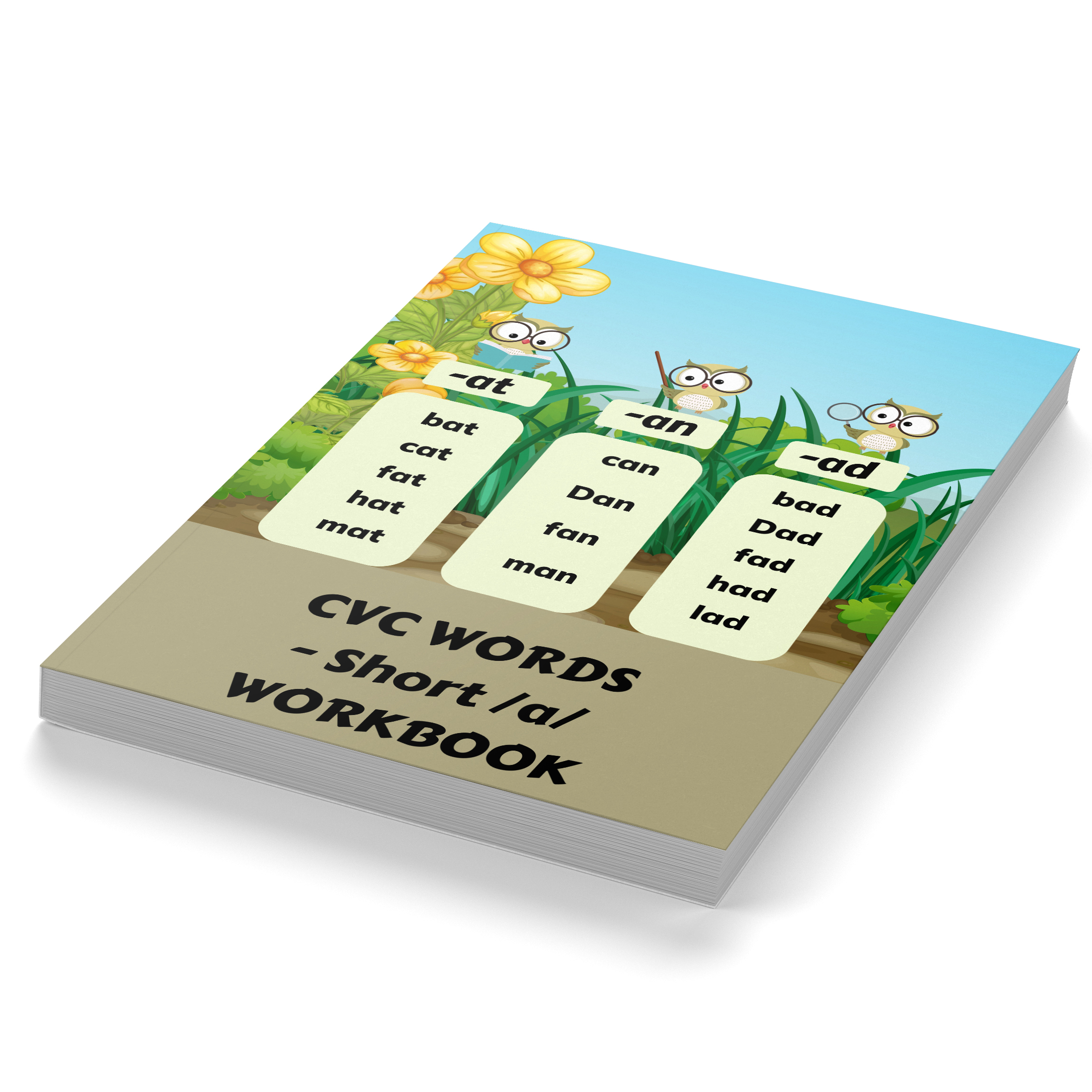 CVC Words Short a Workbook