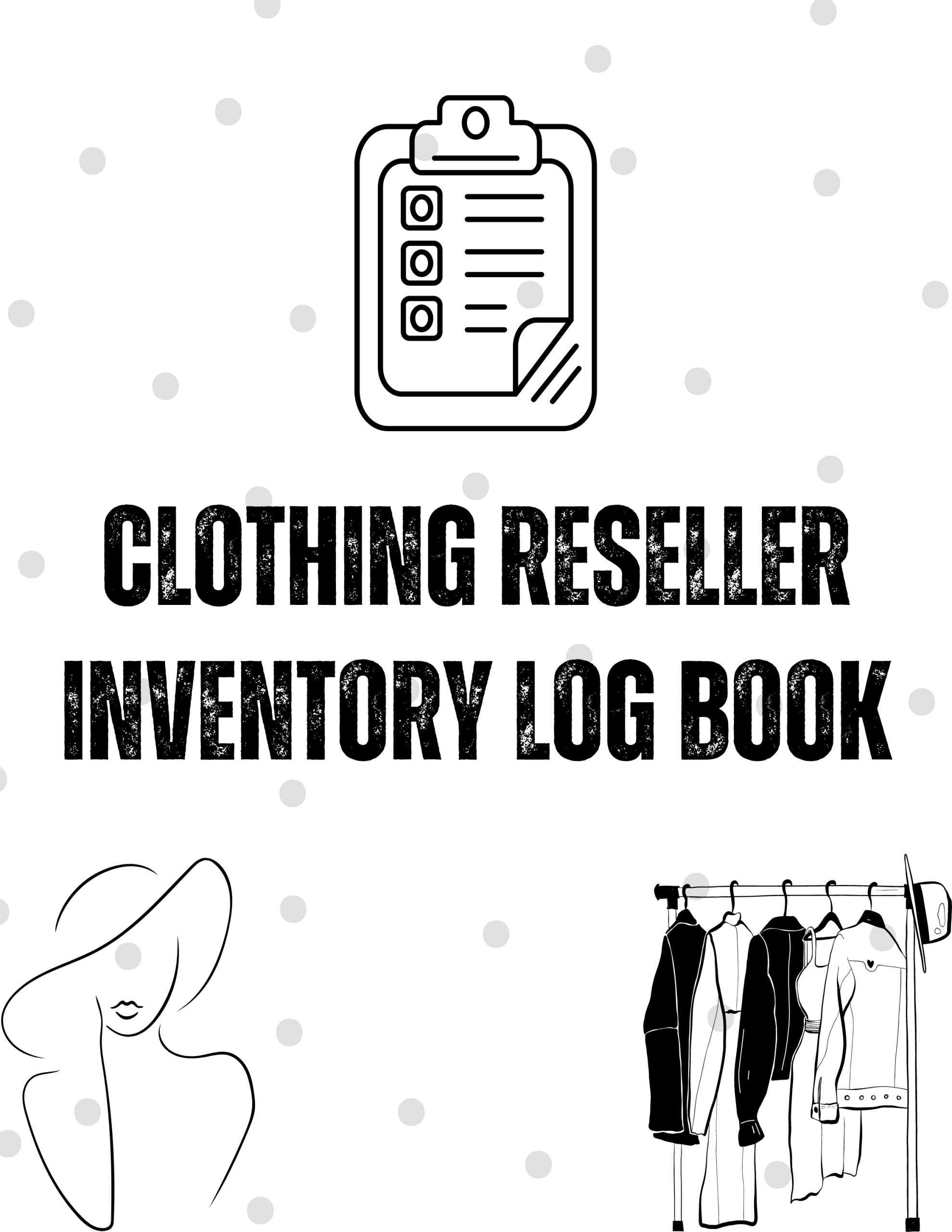 Clothing Reseller Inventory Log Book
