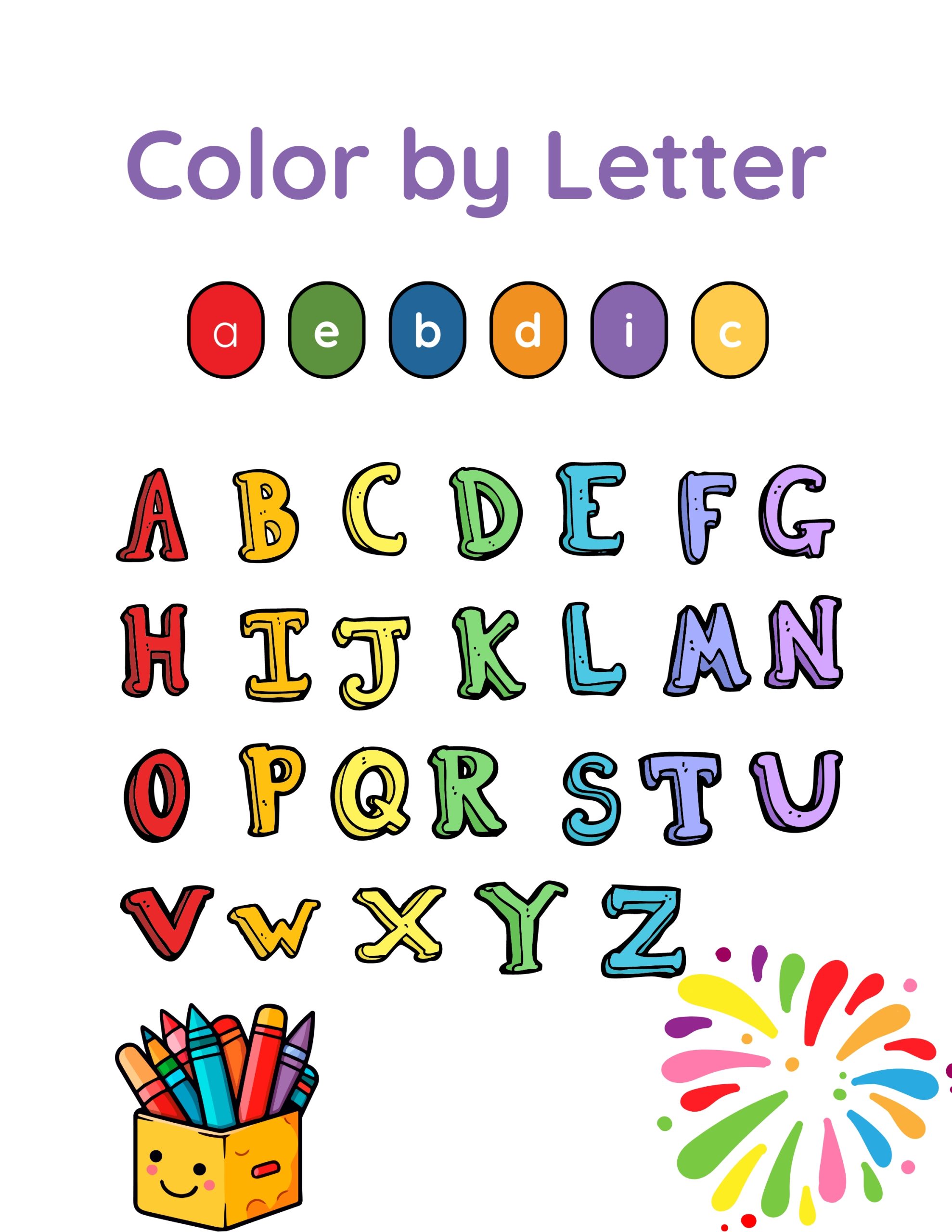 Color By Letter