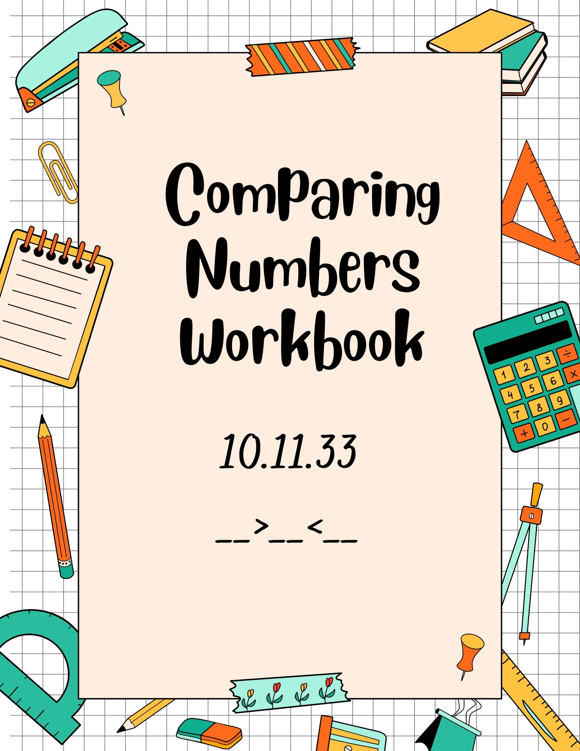 Comparing Numbers Workbook