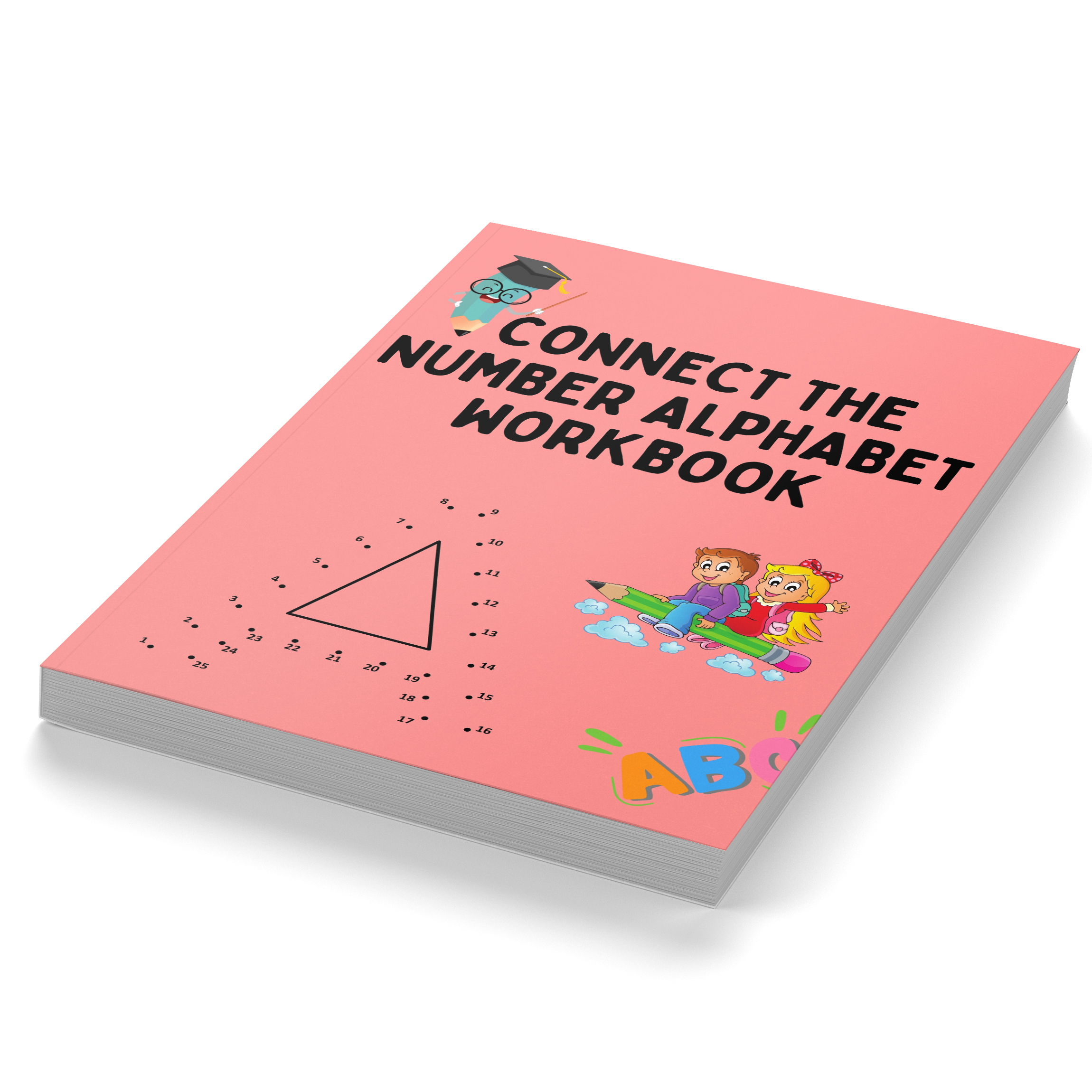 Connect The Number Alphabet Workbook