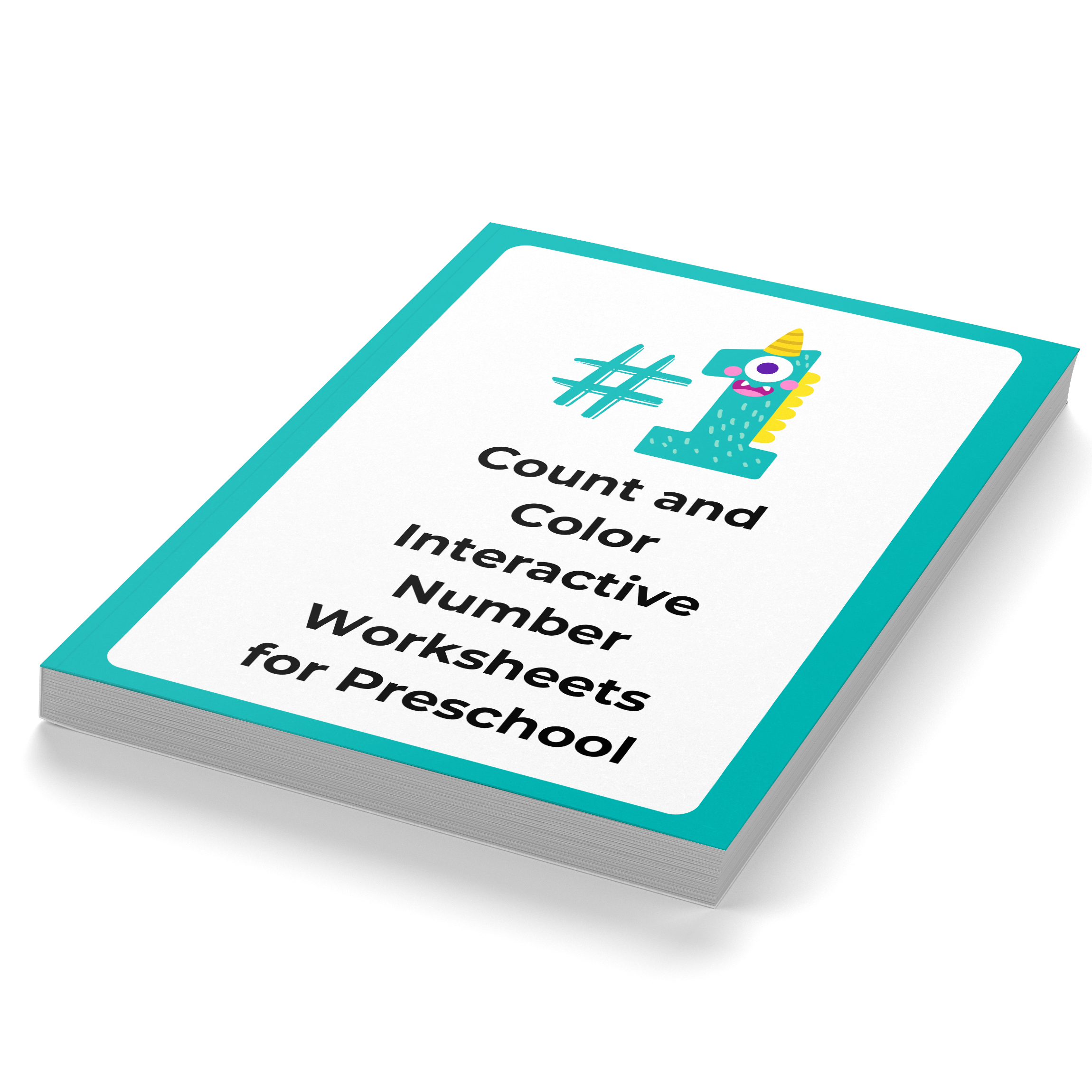 Count and Color Interactive Number Worksheets for Preschool