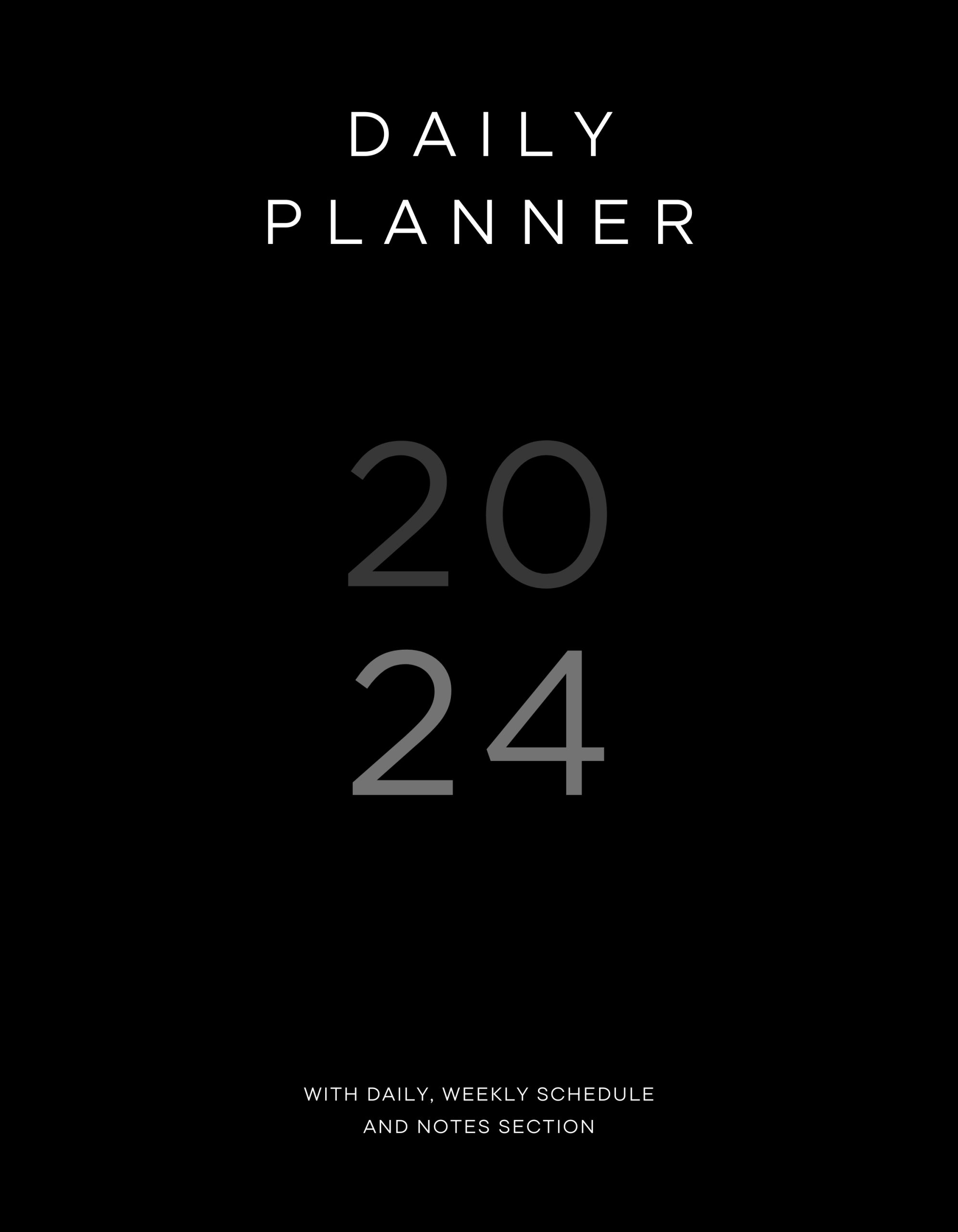 Daily Planner 2024a (8.75 x 11.25 in)
