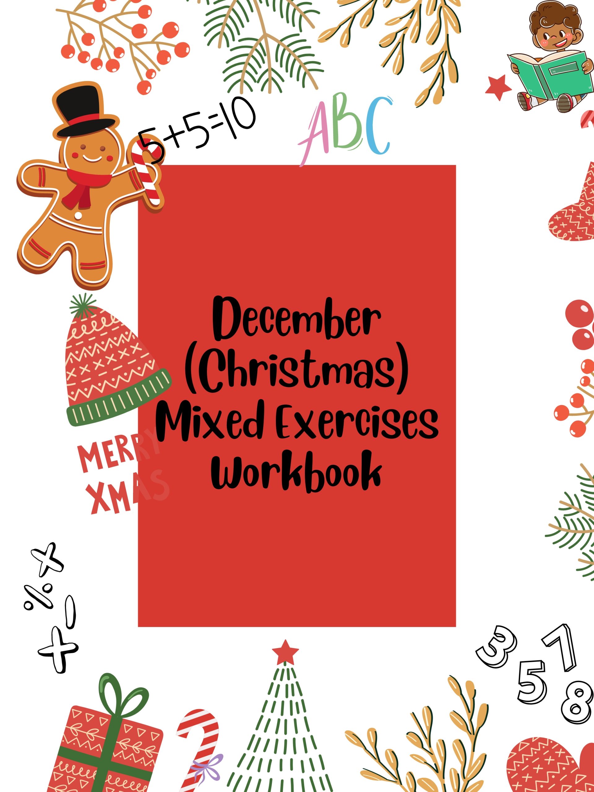 December (Christmas) Mixed Exercises Workbook
