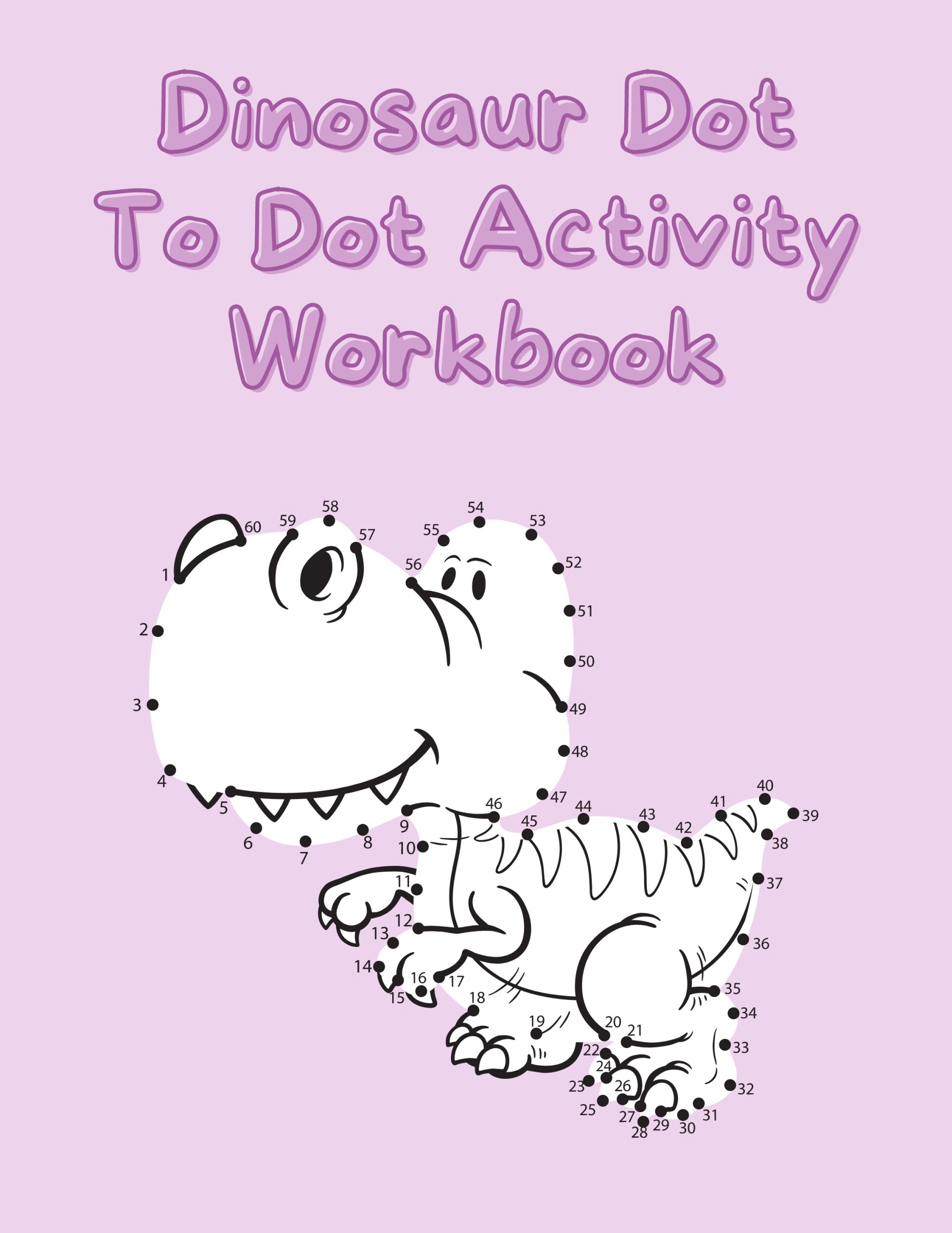 Dinosaur Dot To Dot Activity Workbook