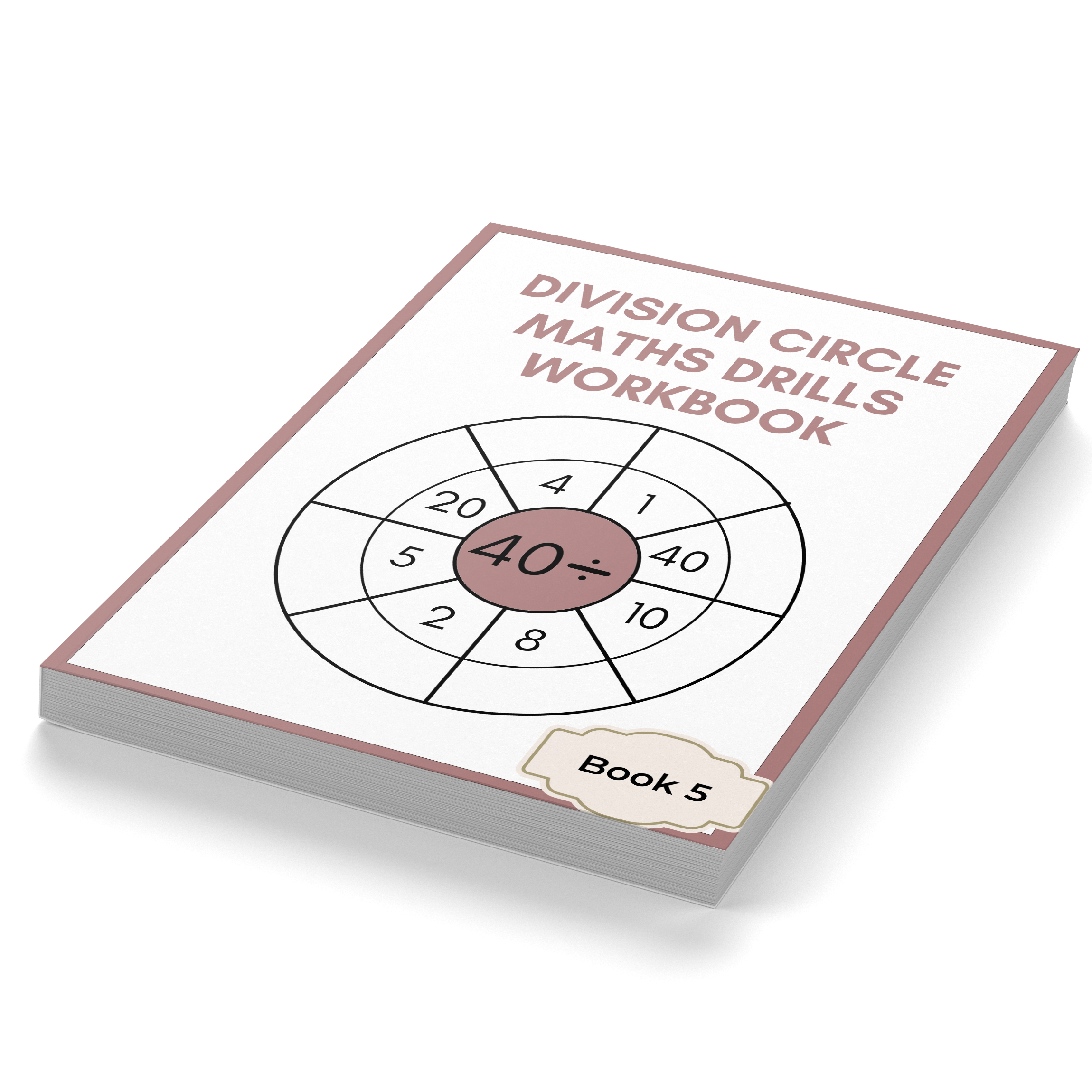 Division Circle Maths Drills Workbook 5