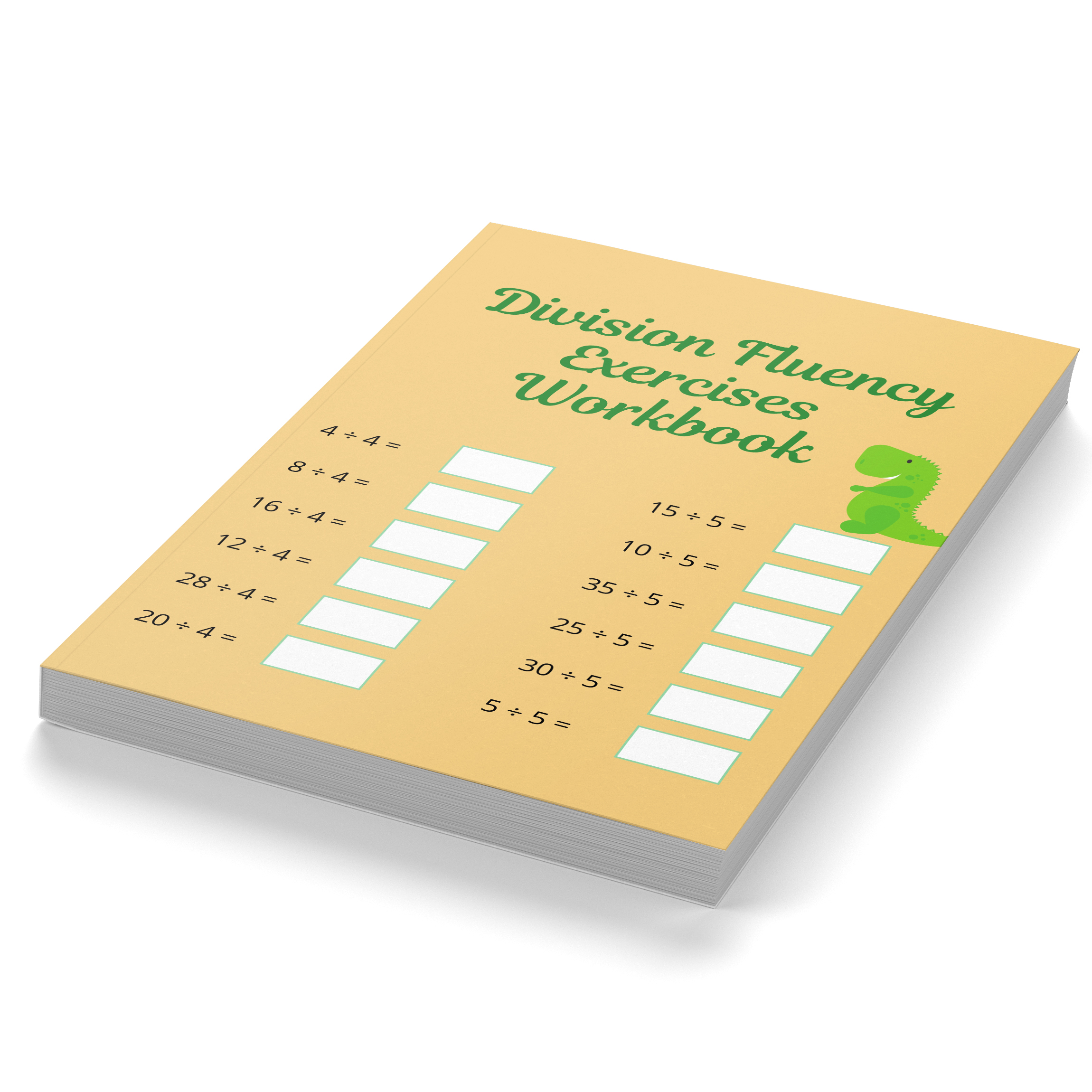Division Fluency Exercises Workbook