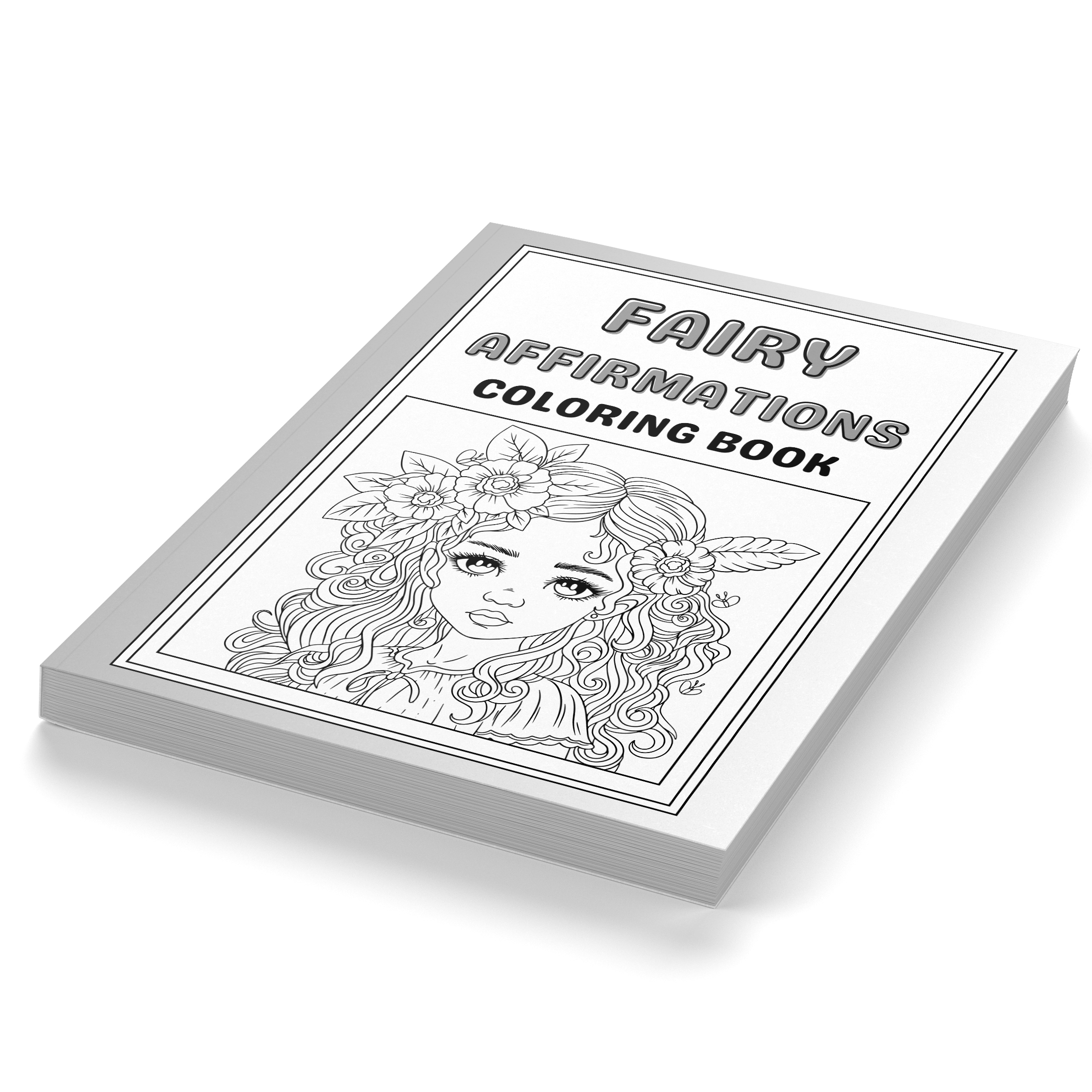 Fairy Affirmations Coloring Book