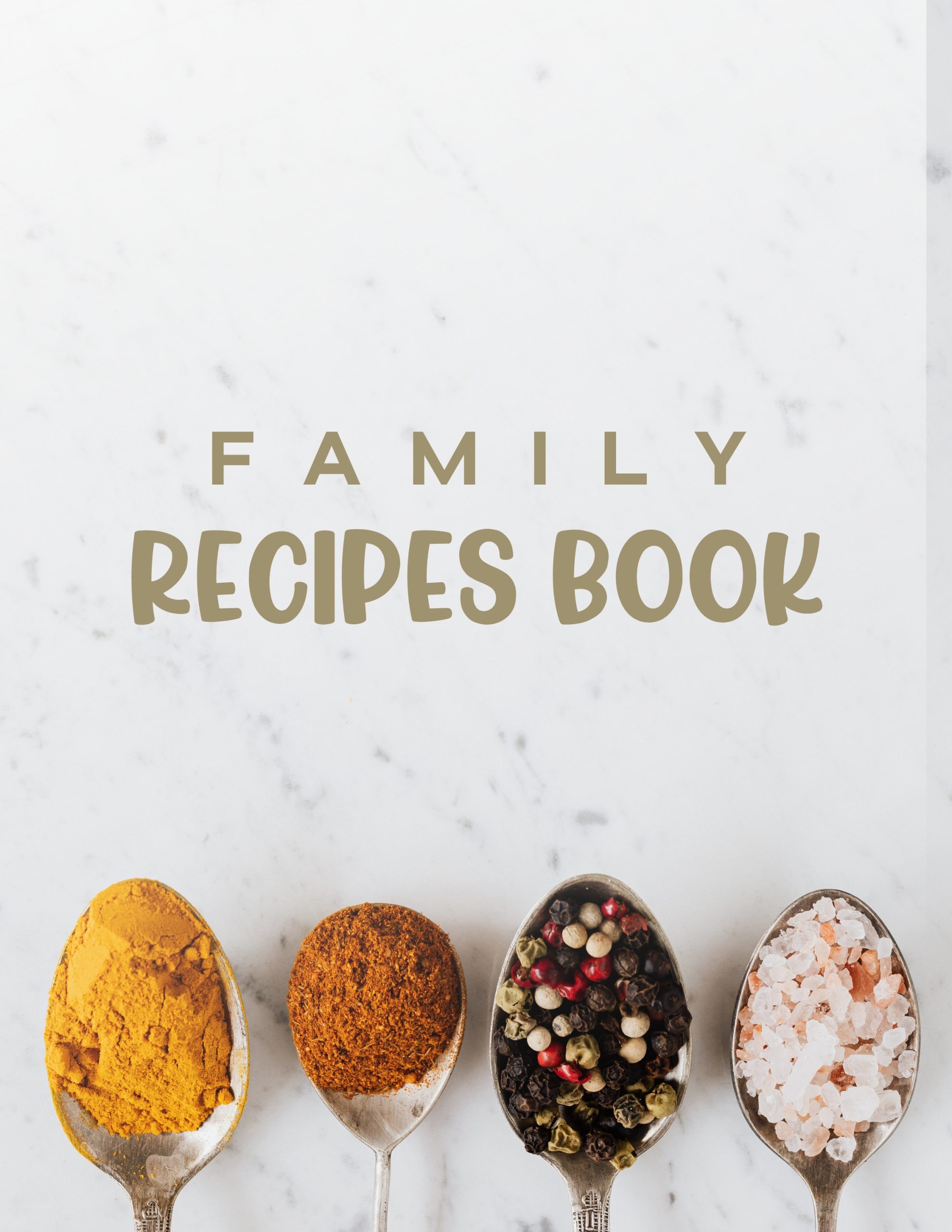 Family Recipes Book
