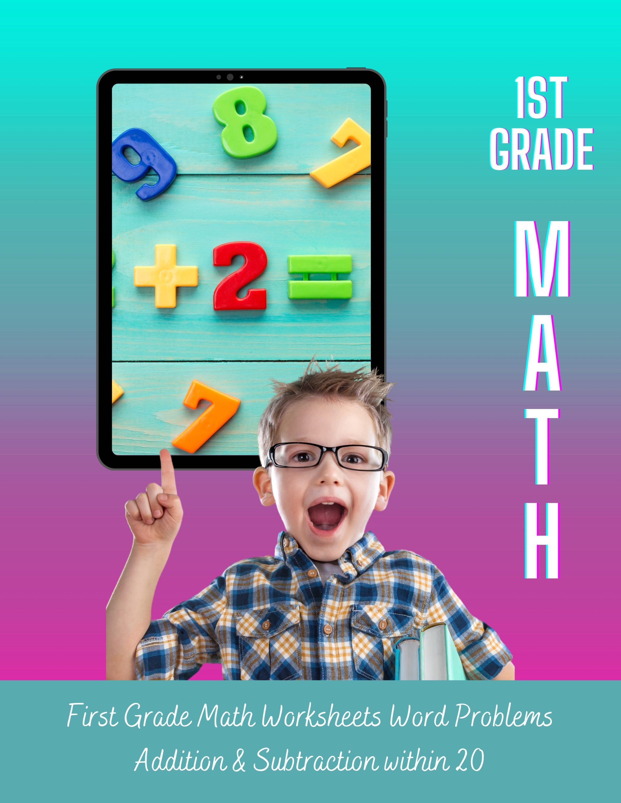 First Grade Math Worksheets Word Problems Addition & Subtraction within 20