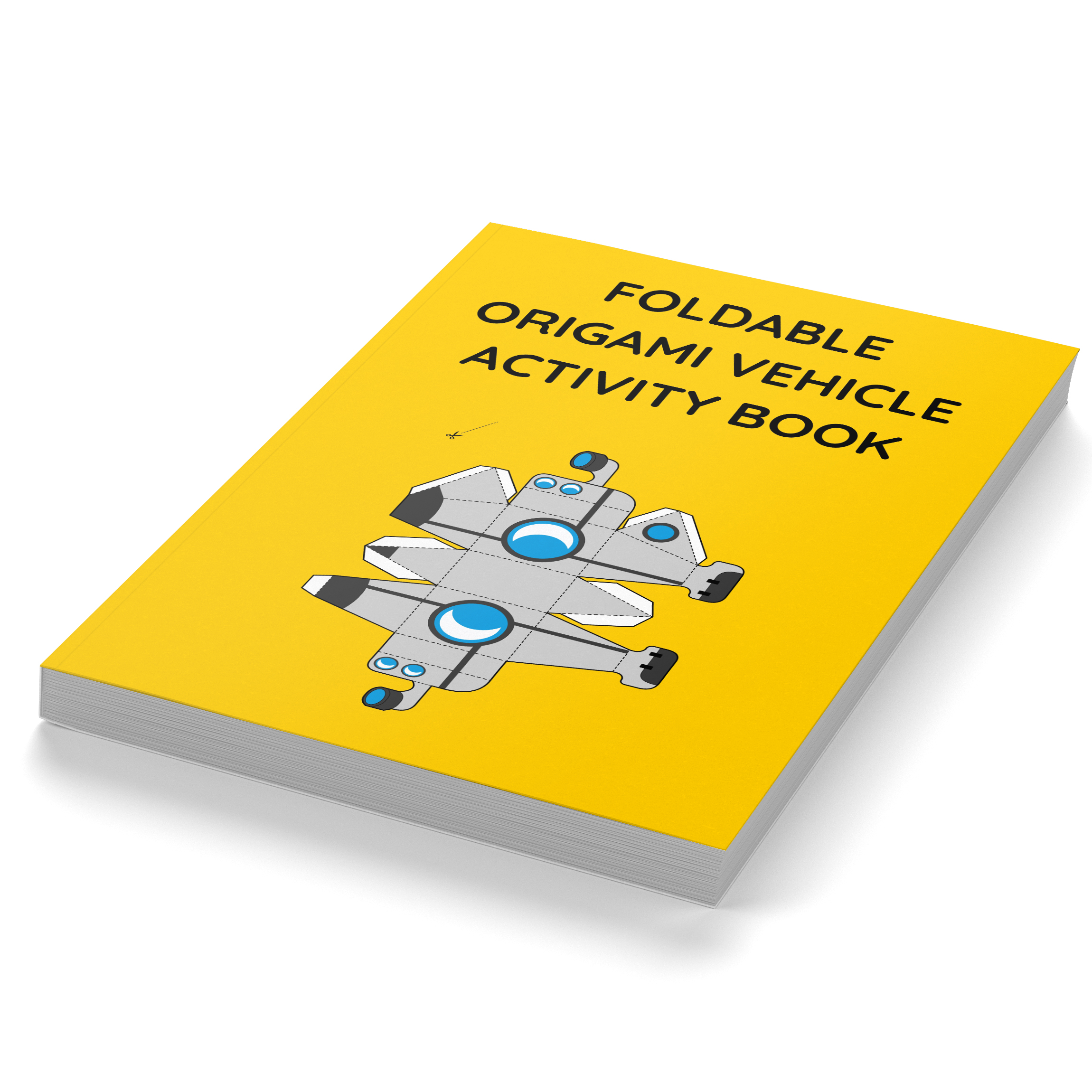 Foldable Origami Vehicle Activity Book