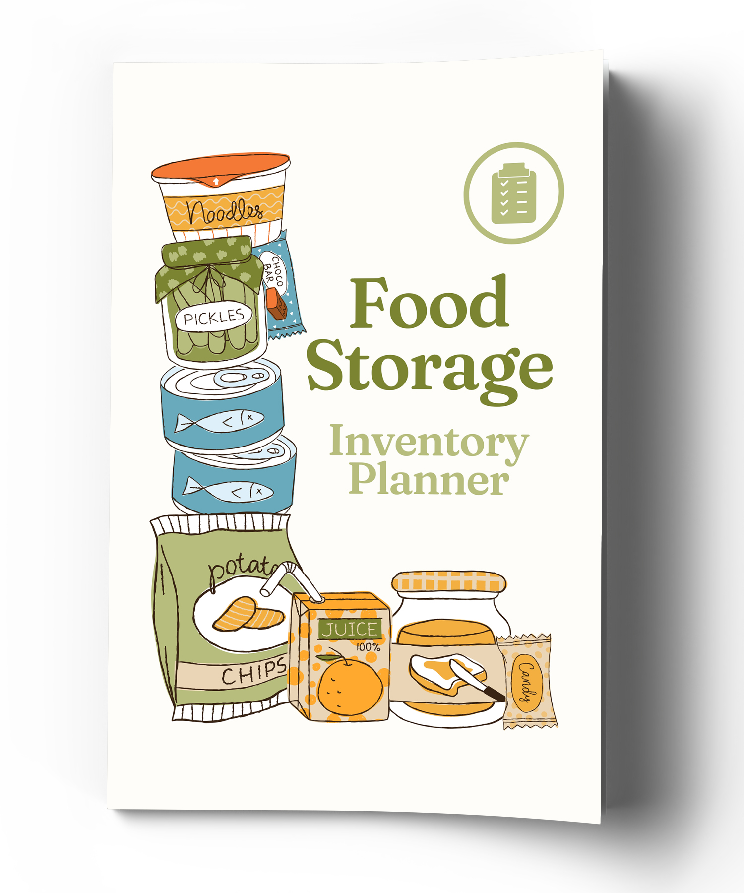 Food Storage inventory Planner 6 x 9