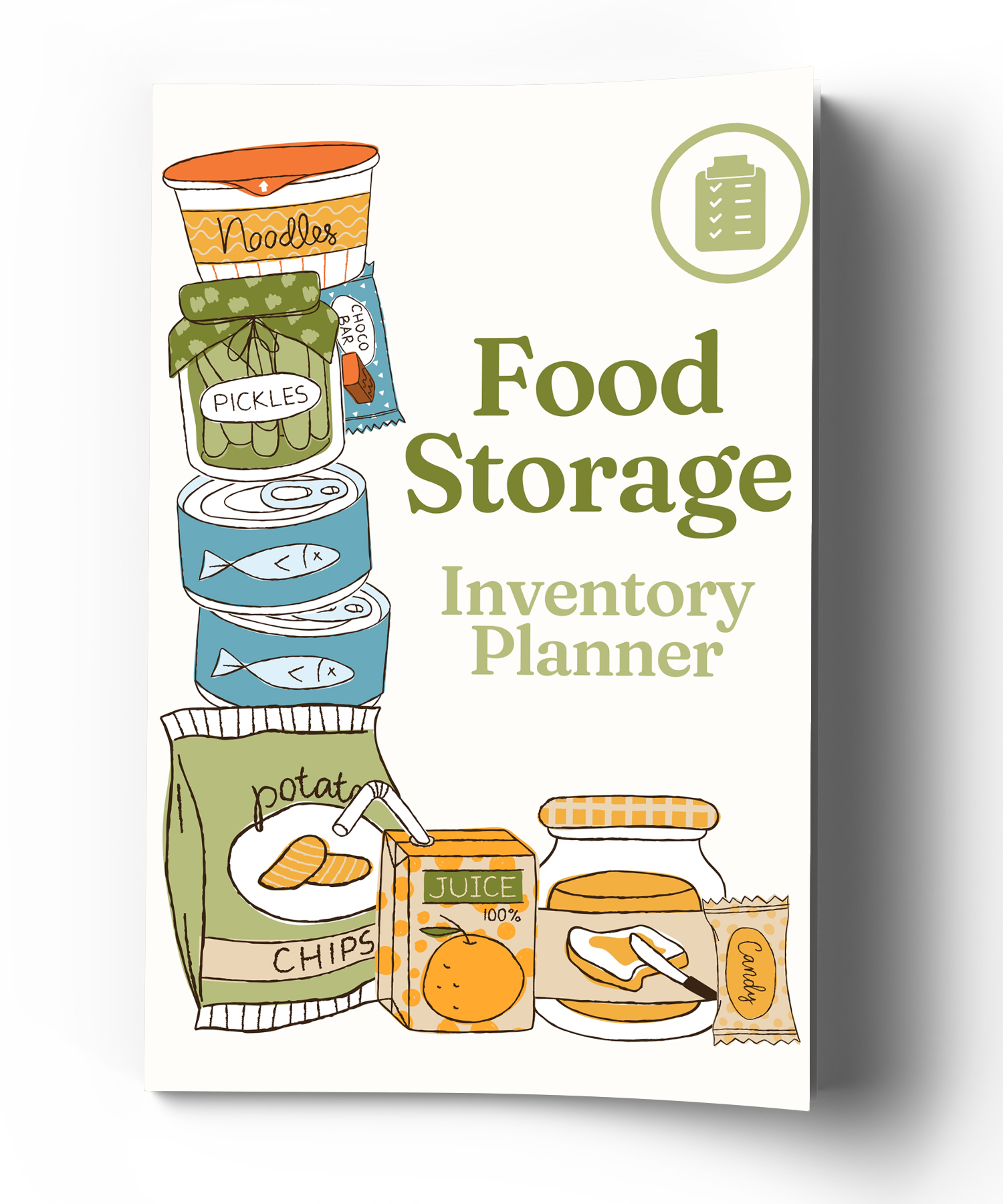 Food Storage inventory Planner 8.5 x 11