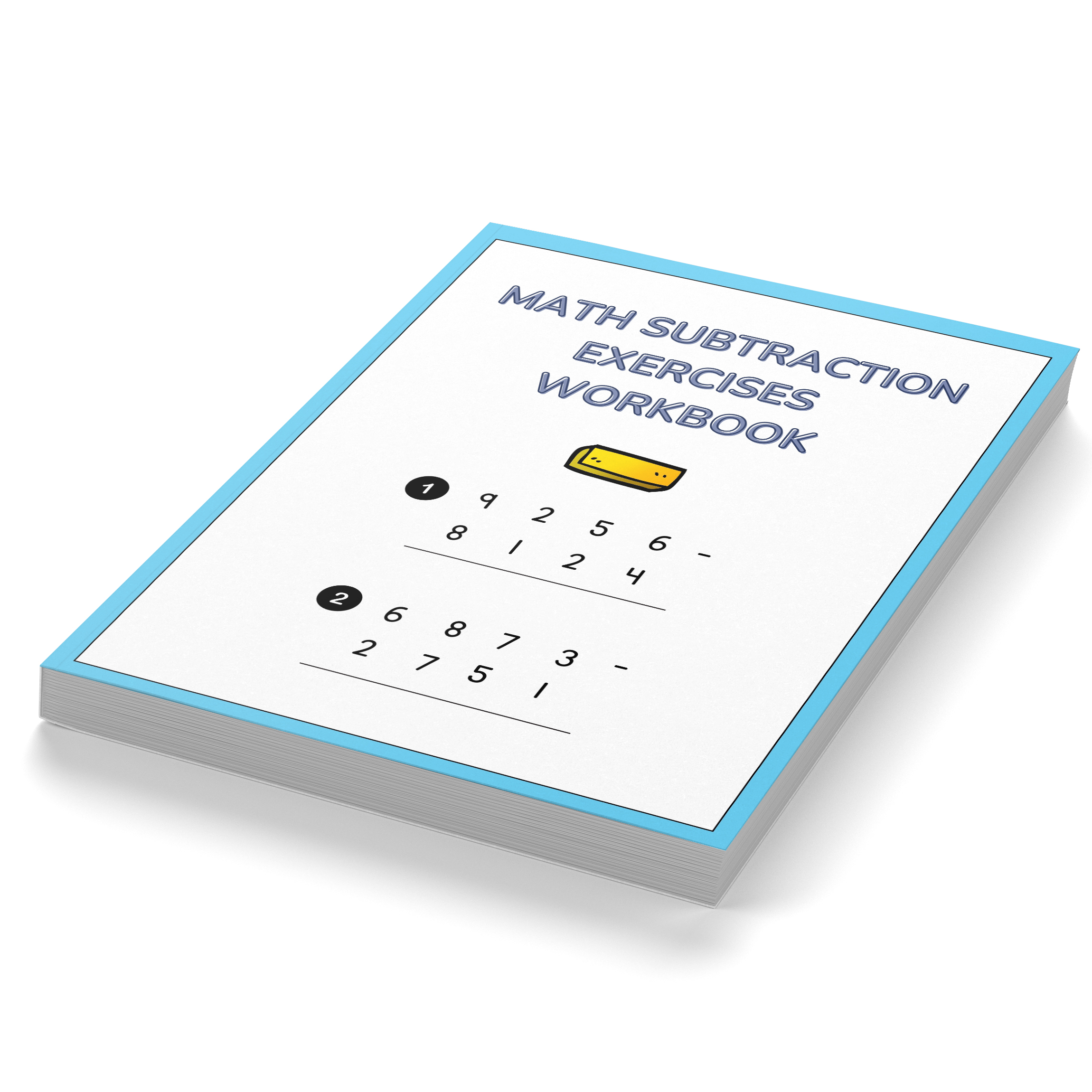 Math Subtraction Exercises Workbook
