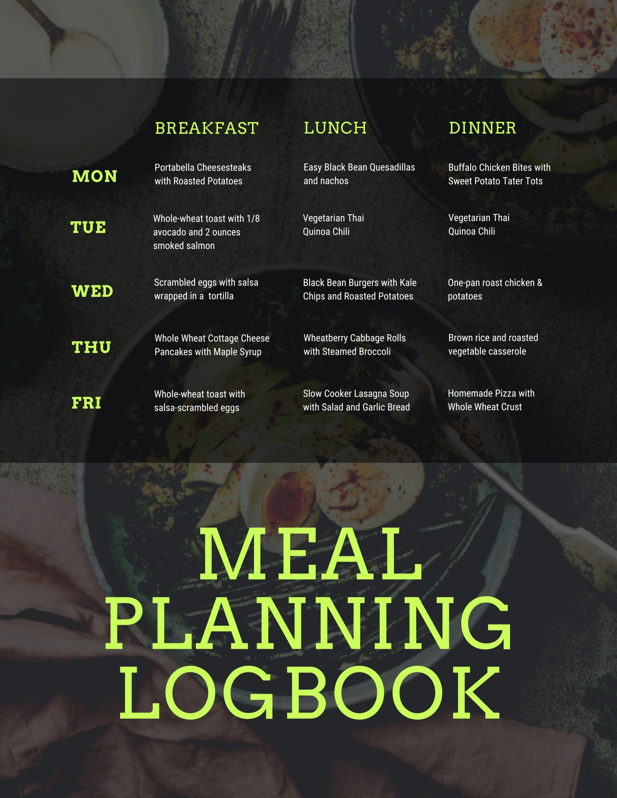 Meal Planning Logbook