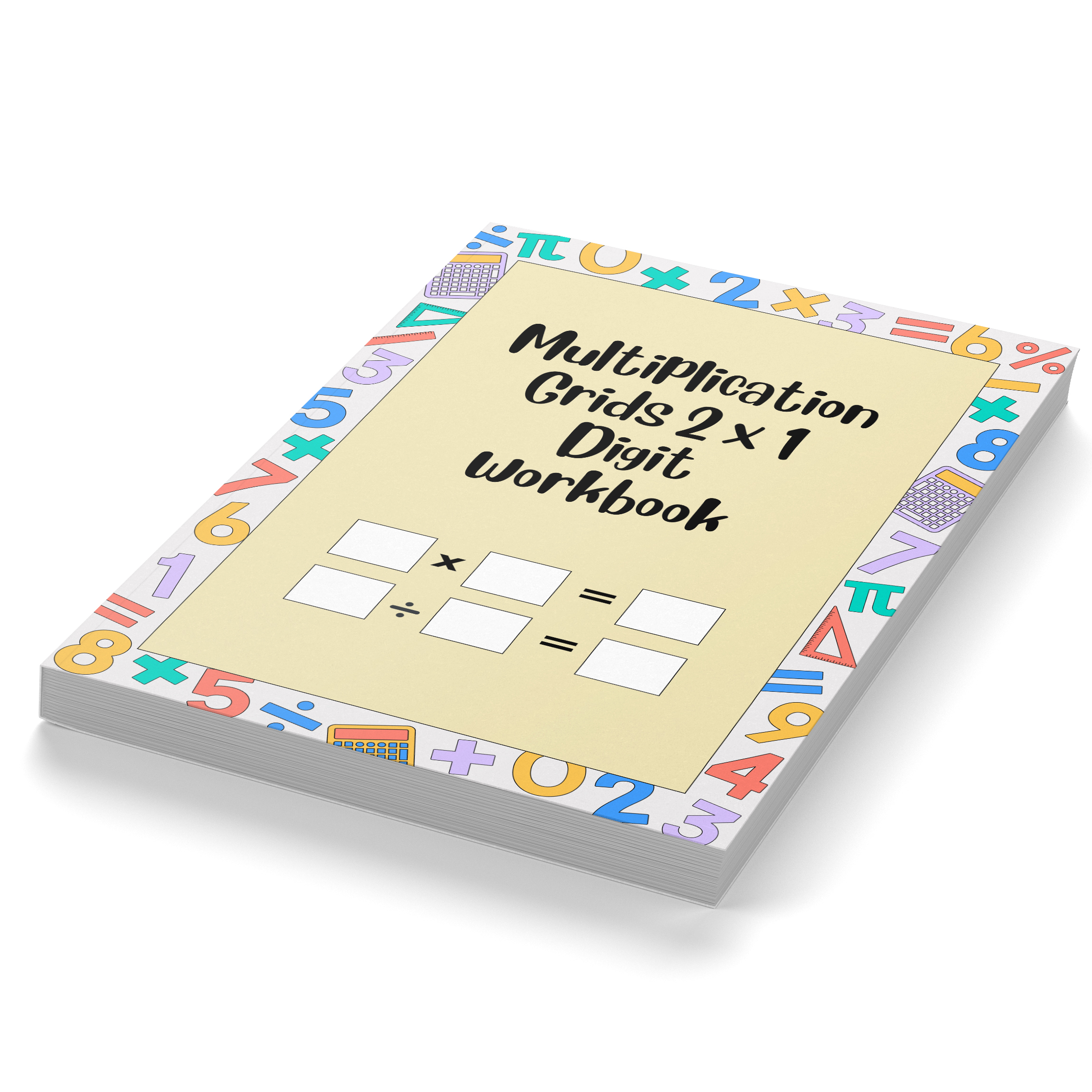 Multiplication Grids 2 x 1 Digit Workbook