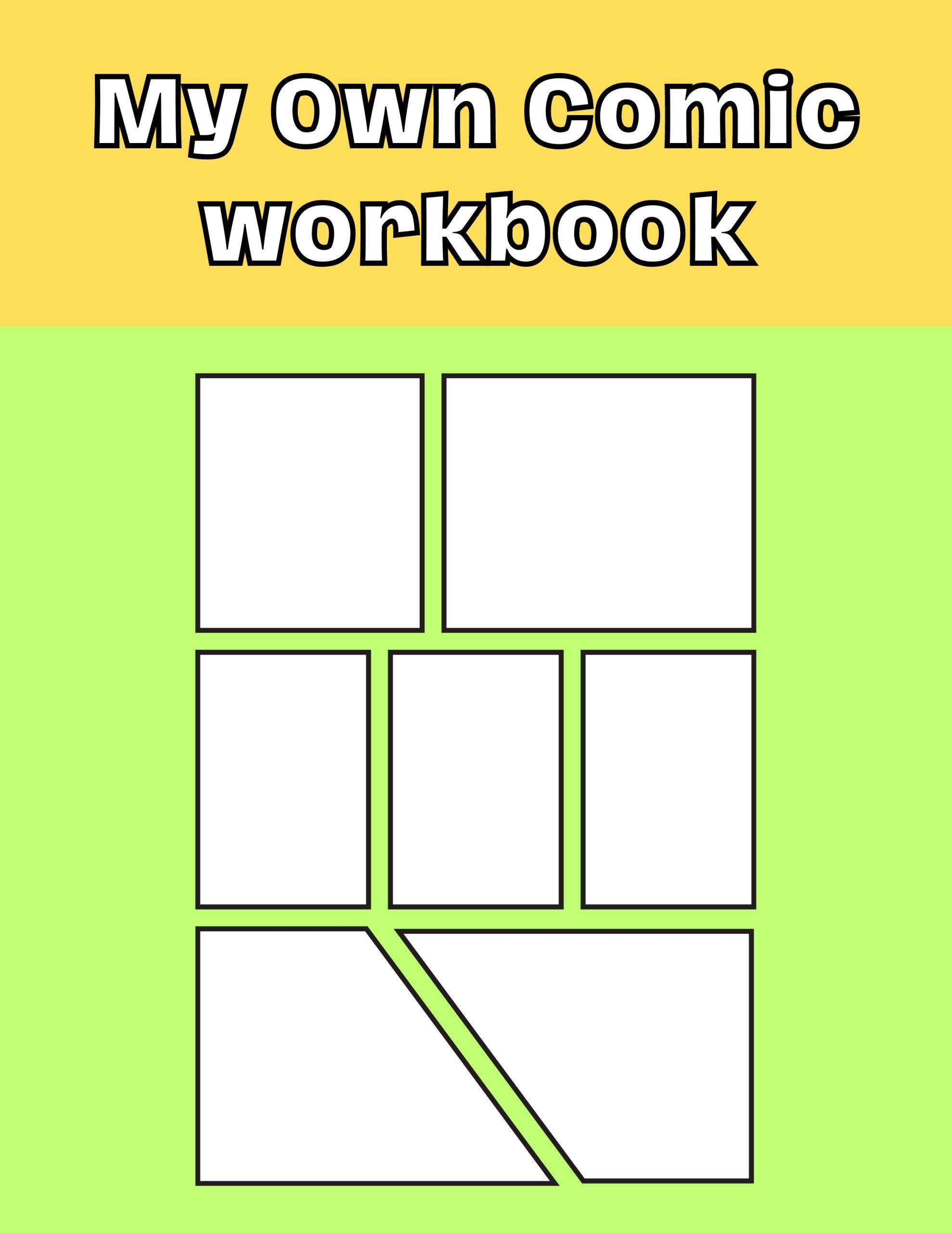 My Own Comic Workbook