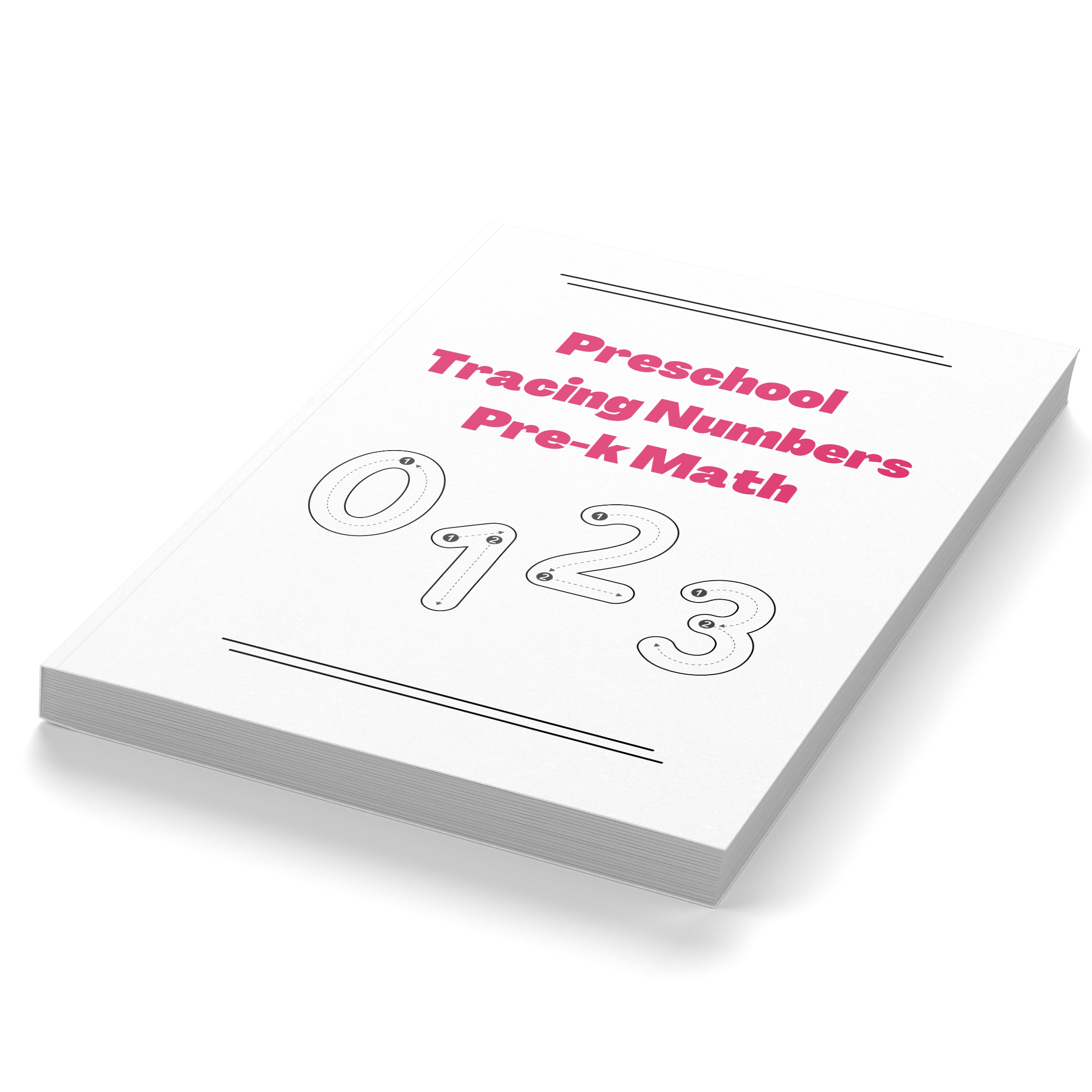 Preschool Tracing Numbers Pre-k Math